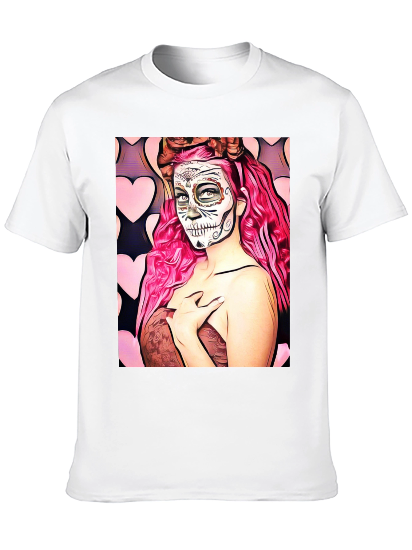 Sugar Skull Woman Graphic Tee
