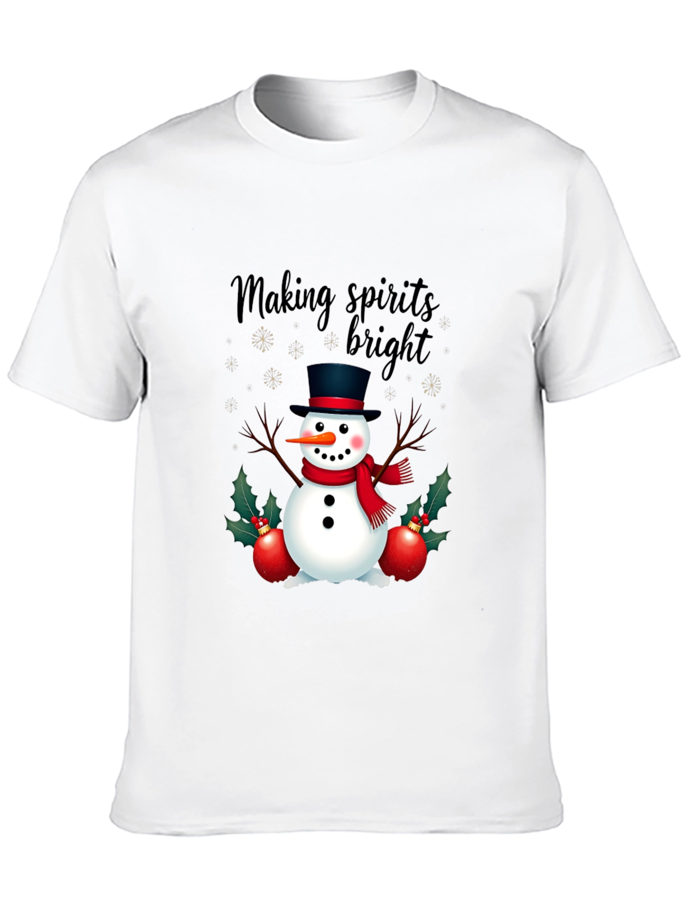 Festive Snowman T-Shirt: Making Spirits Bright!