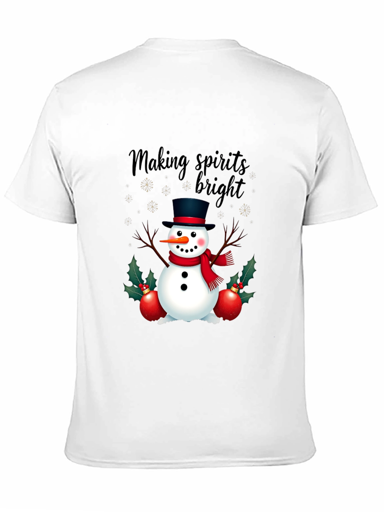 Festive Snowman T-Shirt: Making Spirits Bright!