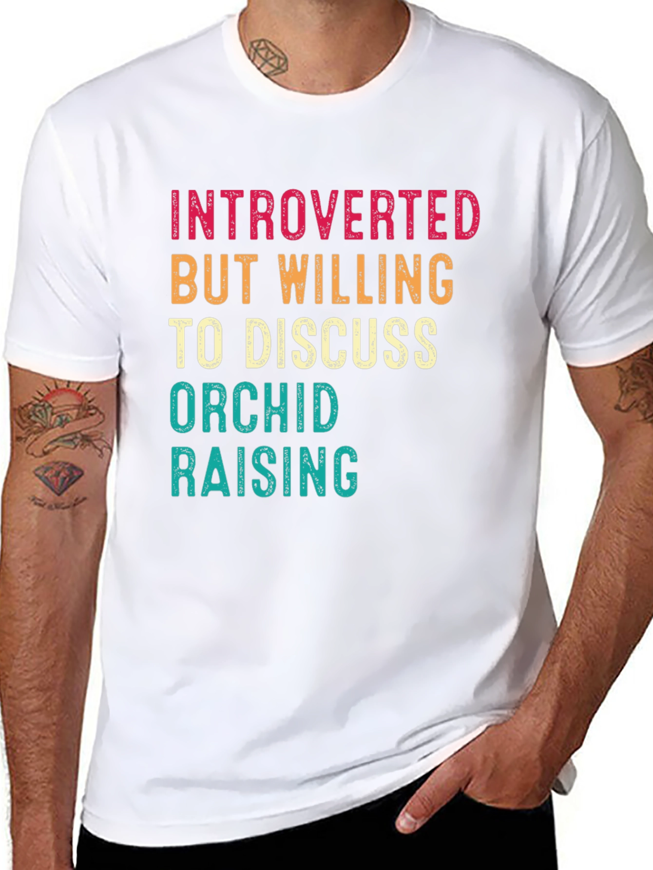 Introverted Orchid Raising T-Shirt