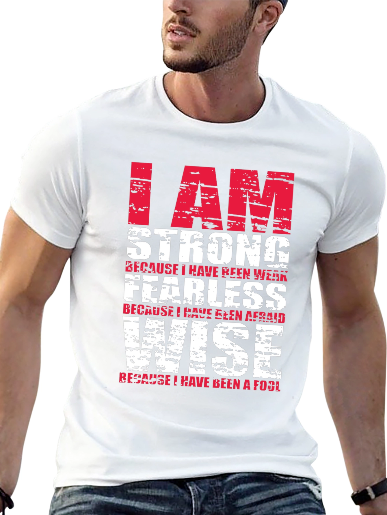 I Am Strong T-Shirt - Motivational Graphic Tee
