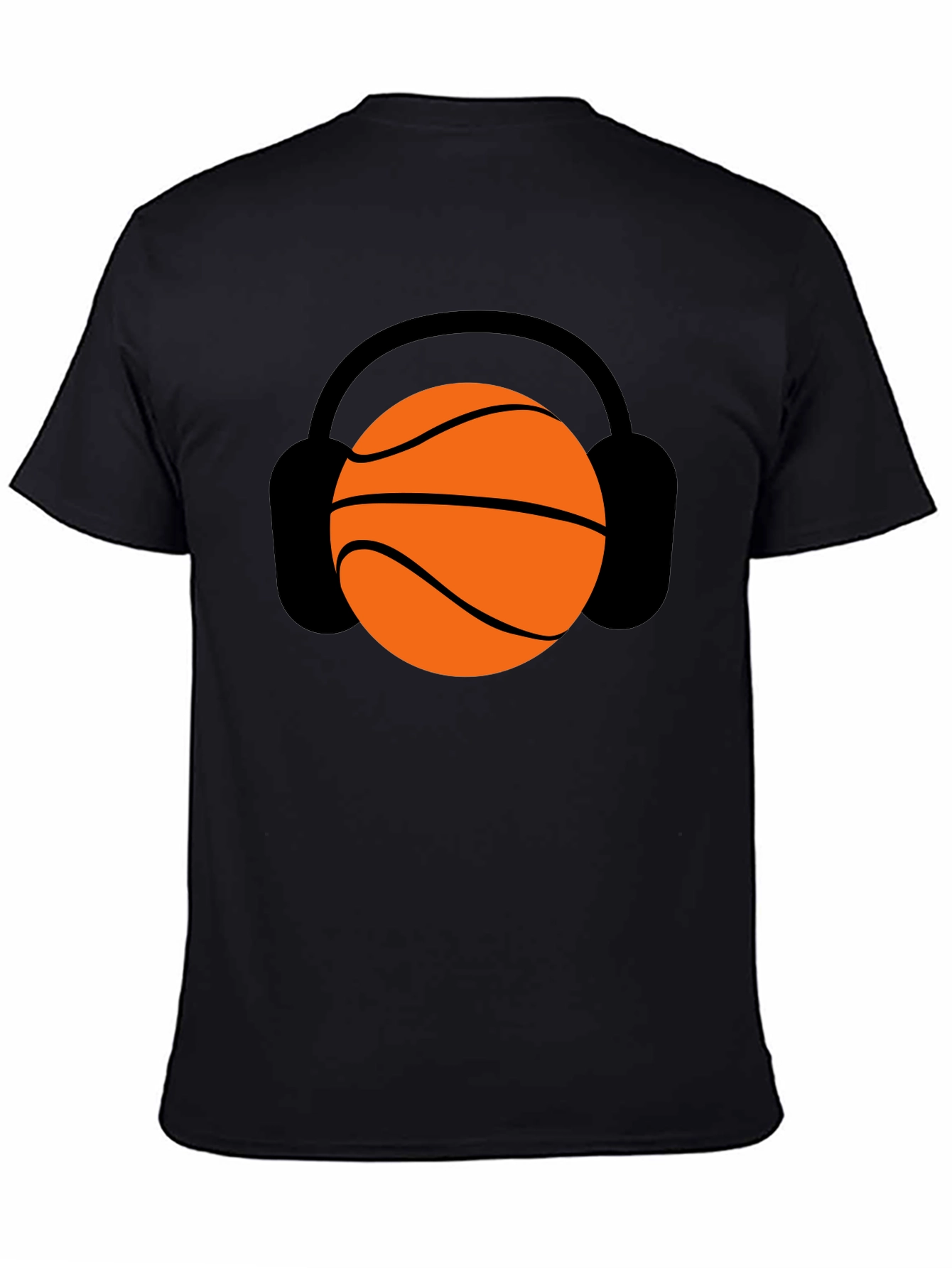 Basketball Headphones Graphic Tee - Stylish Unisex T-Shirt