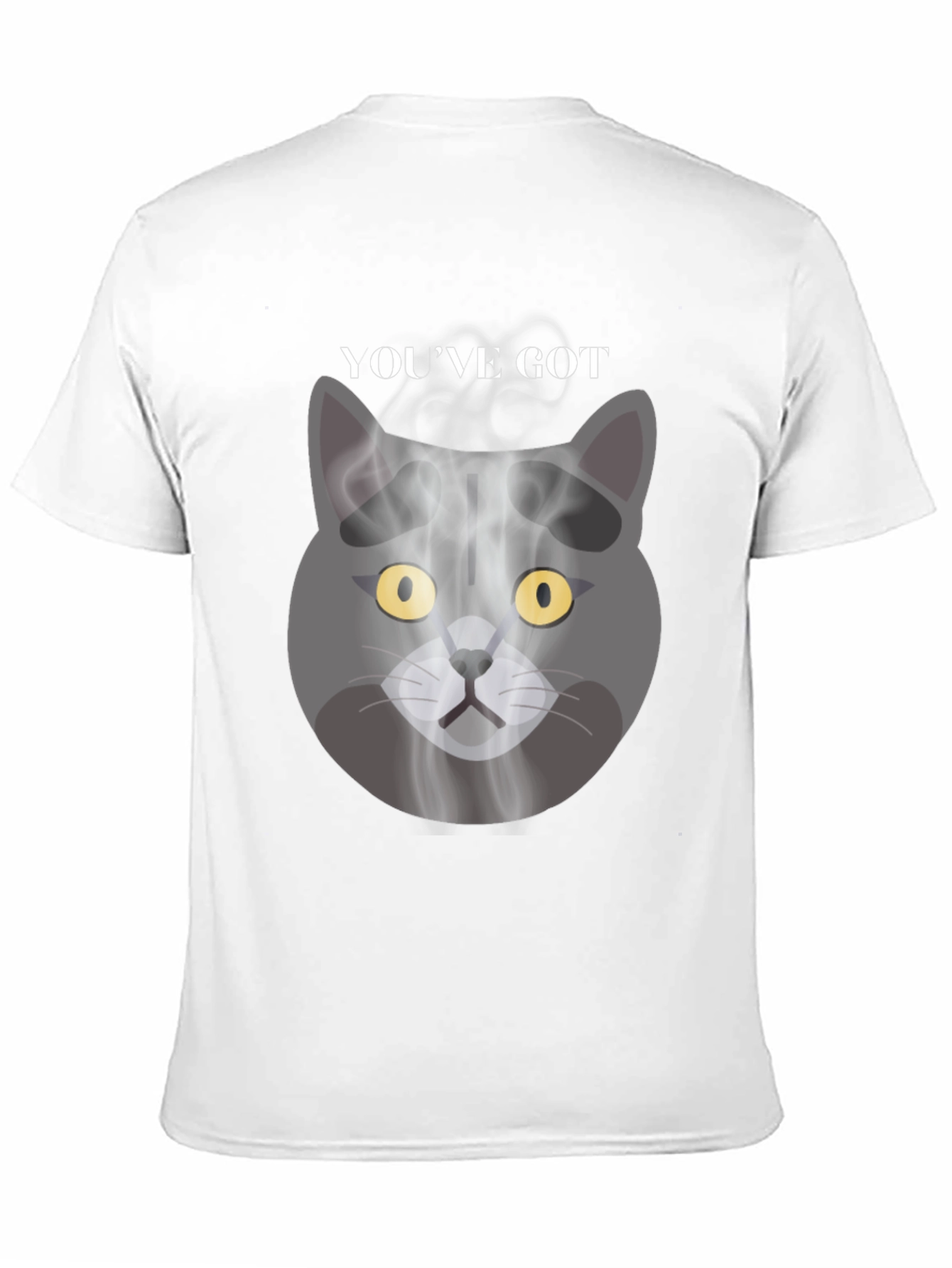 Smoky Cat Graphic Tee - Youve Got Mail Vibes
