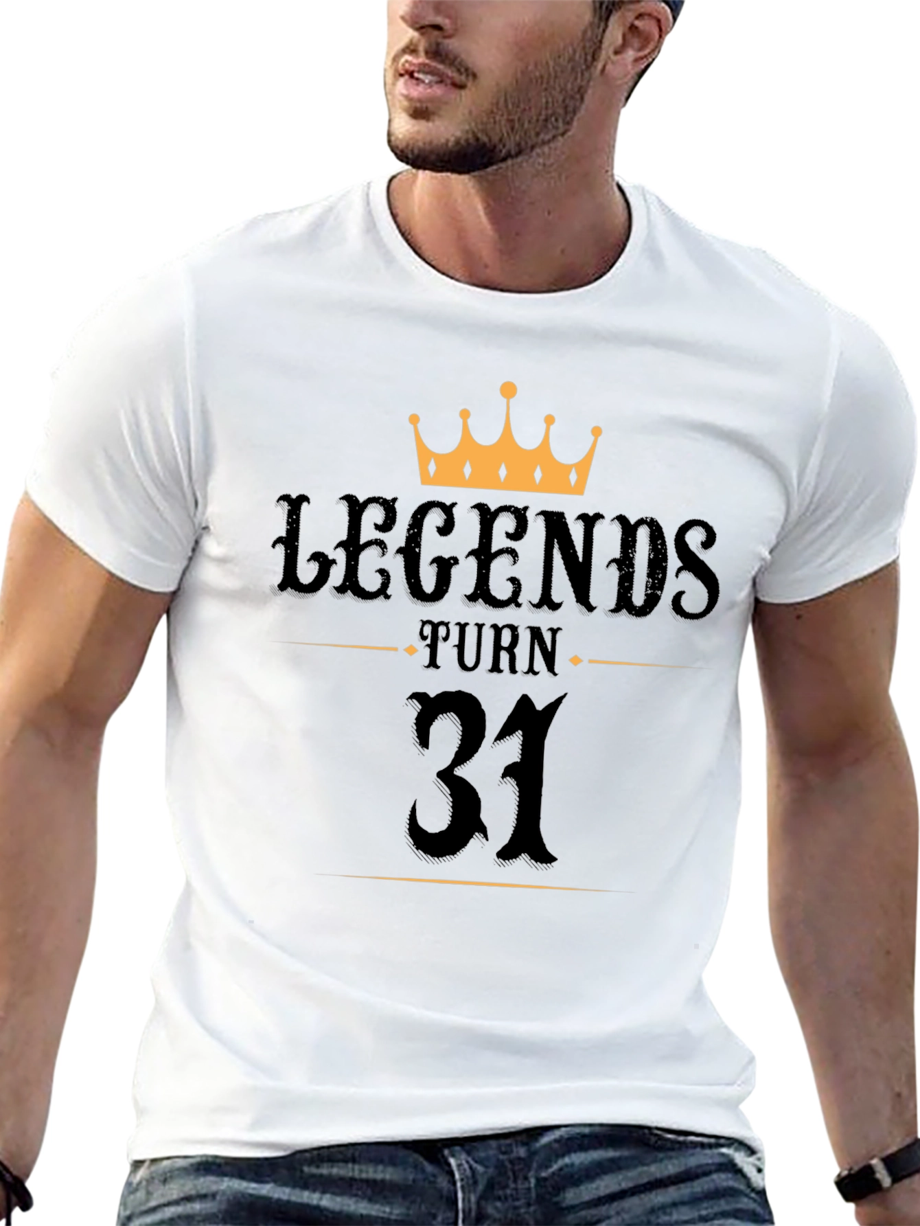 Legends Turn 31 Black T-Shirt