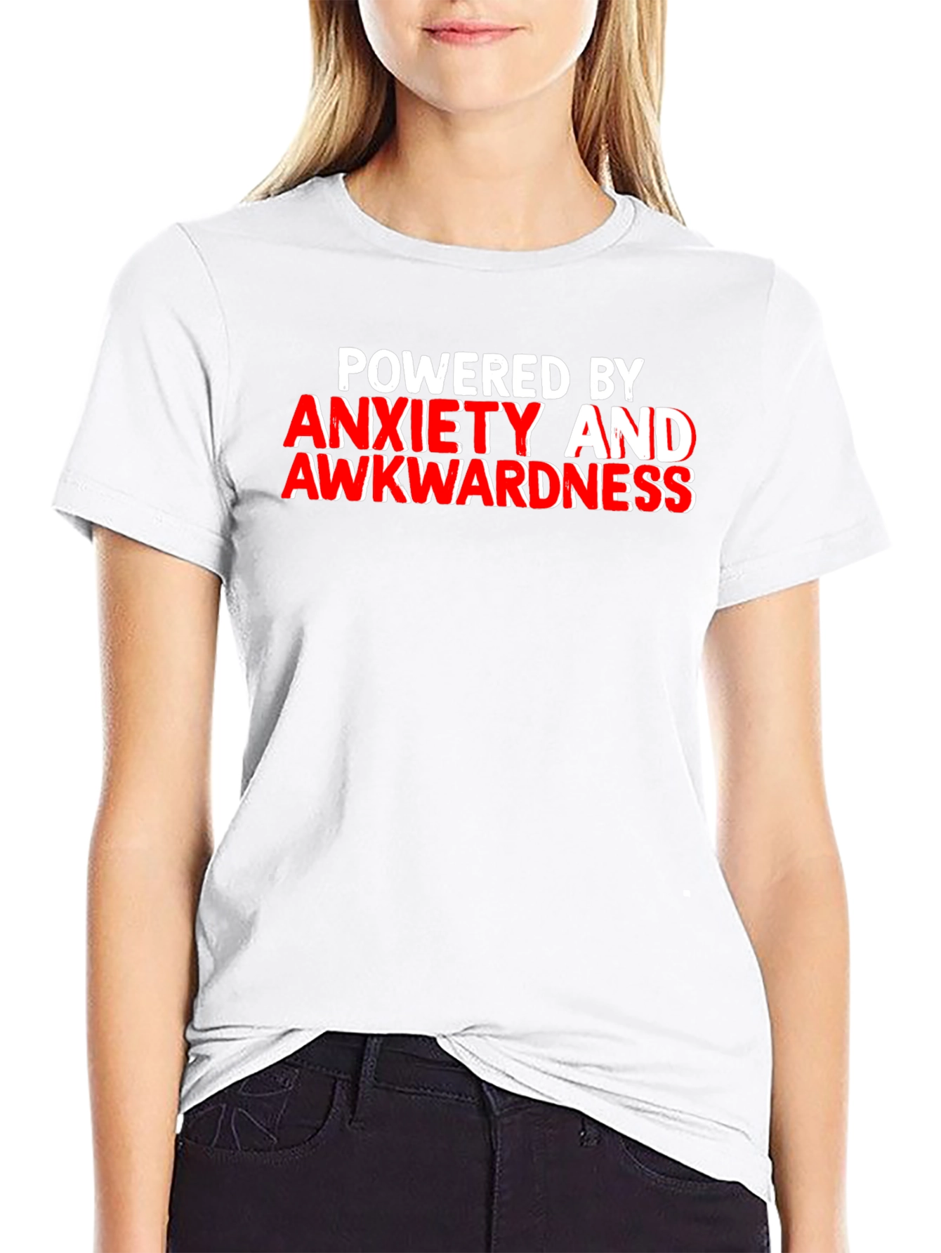 Anxiety & Awkwardness T-Shirt: Black