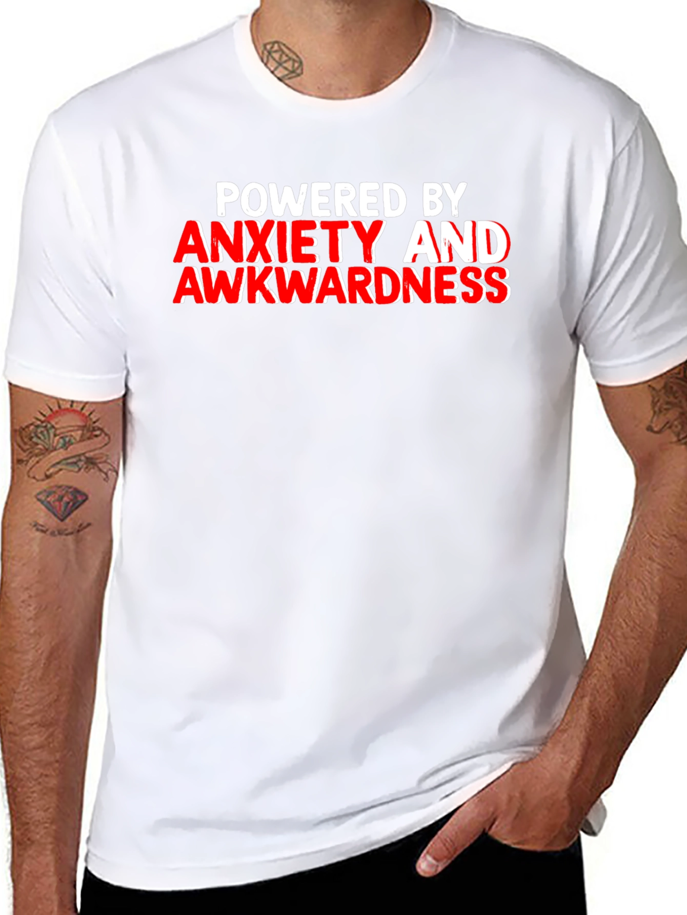 Anxiety & Awkwardness T-Shirt: Black