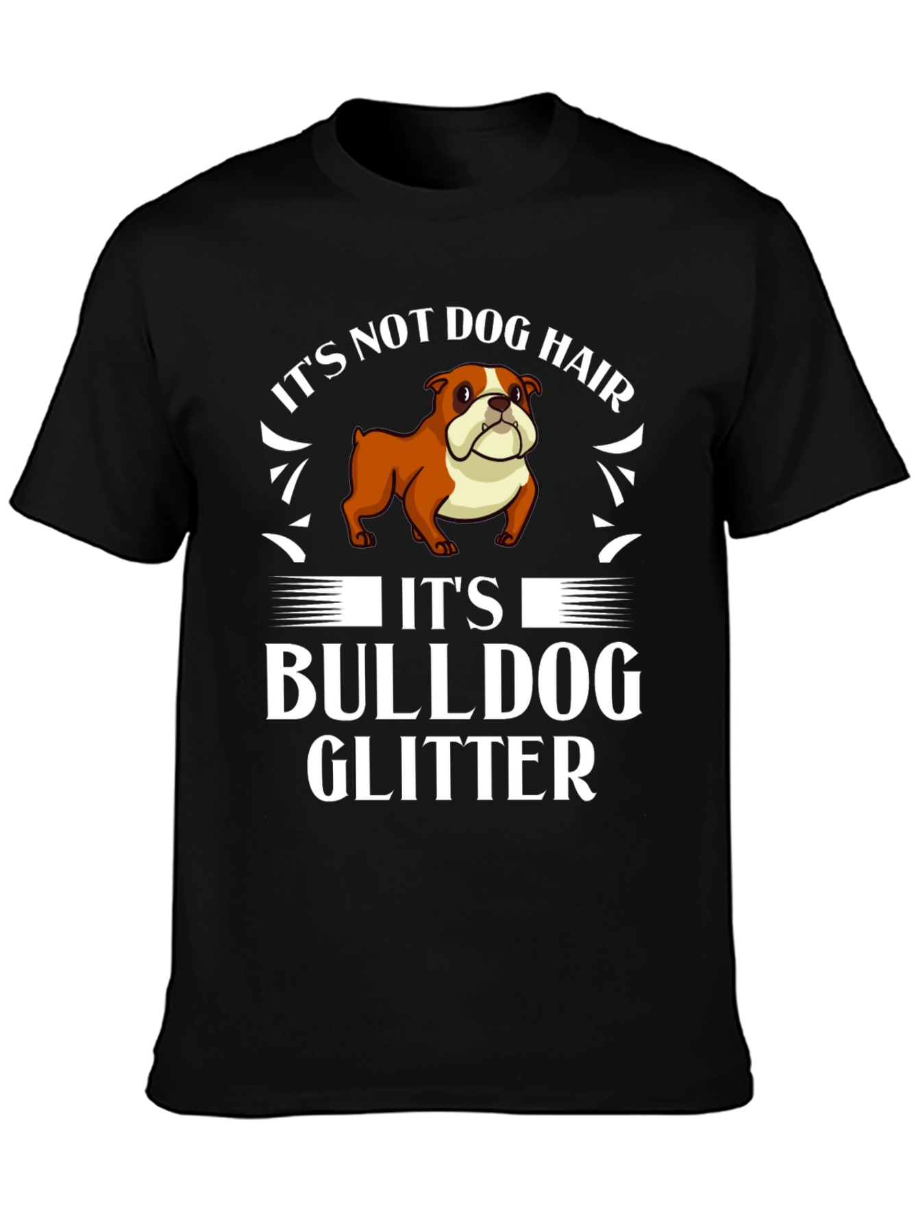 Bulldog Glitter T-Shirt