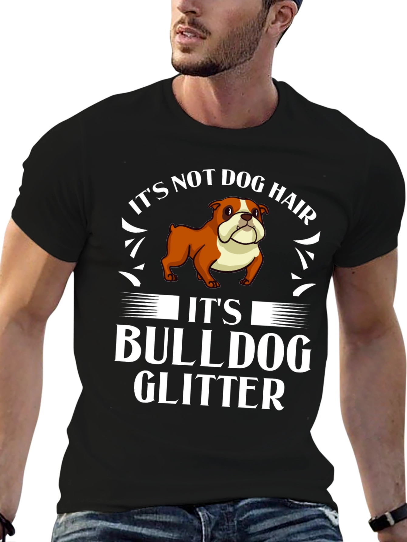 Bulldog Glitter T-Shirt