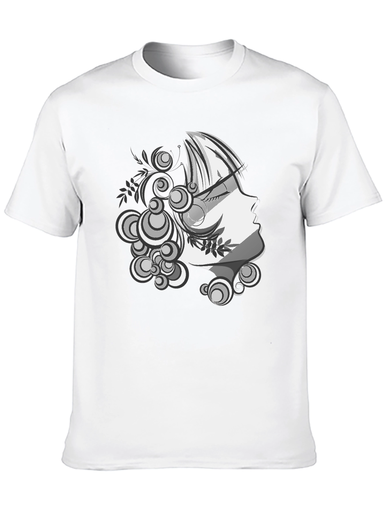 Modern Art Graphic Tee - Stylish Black T-Shirt