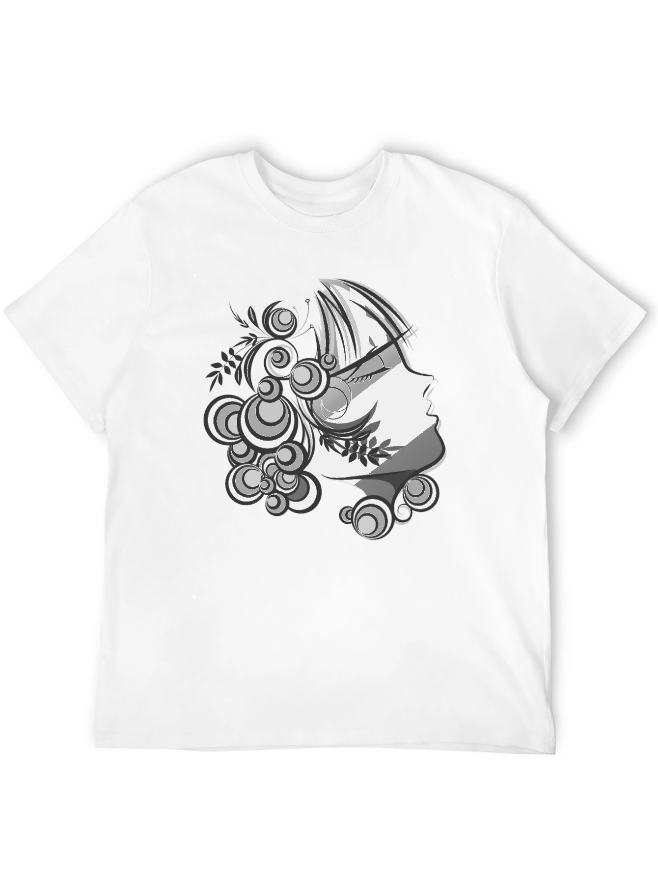 Modern Art Graphic Tee - Stylish Black T-Shirt