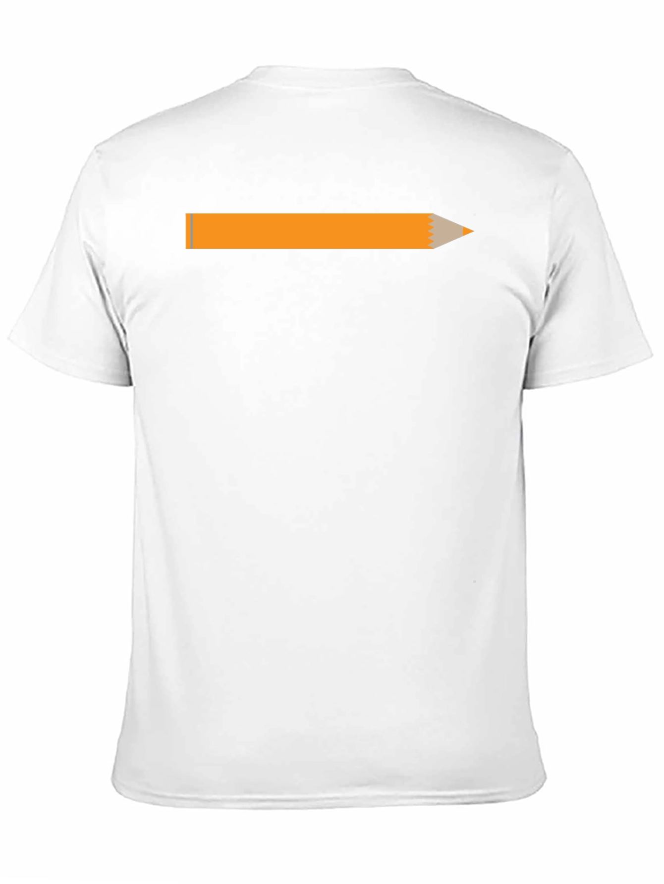 Pencil Graphic Black T-Shirt - Creative Style
