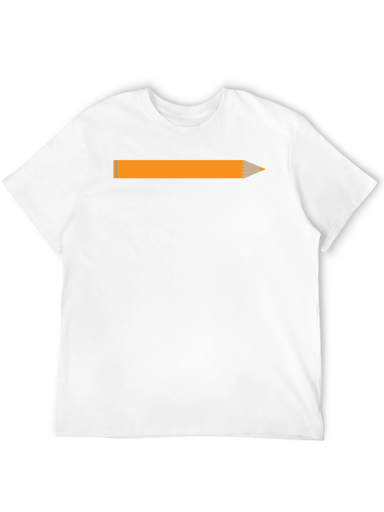 Pencil Graphic Black T-Shirt - Creative Style