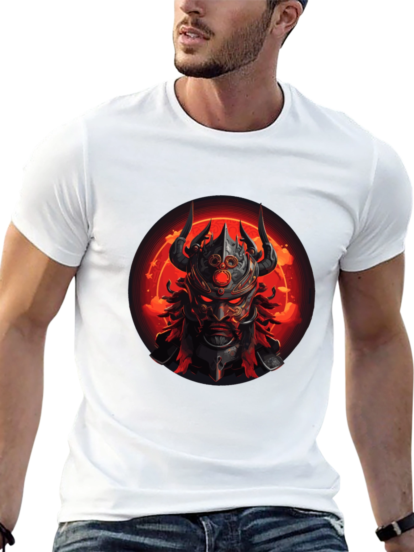 Warrior Graphic Tee - Mens Black T-Shirt