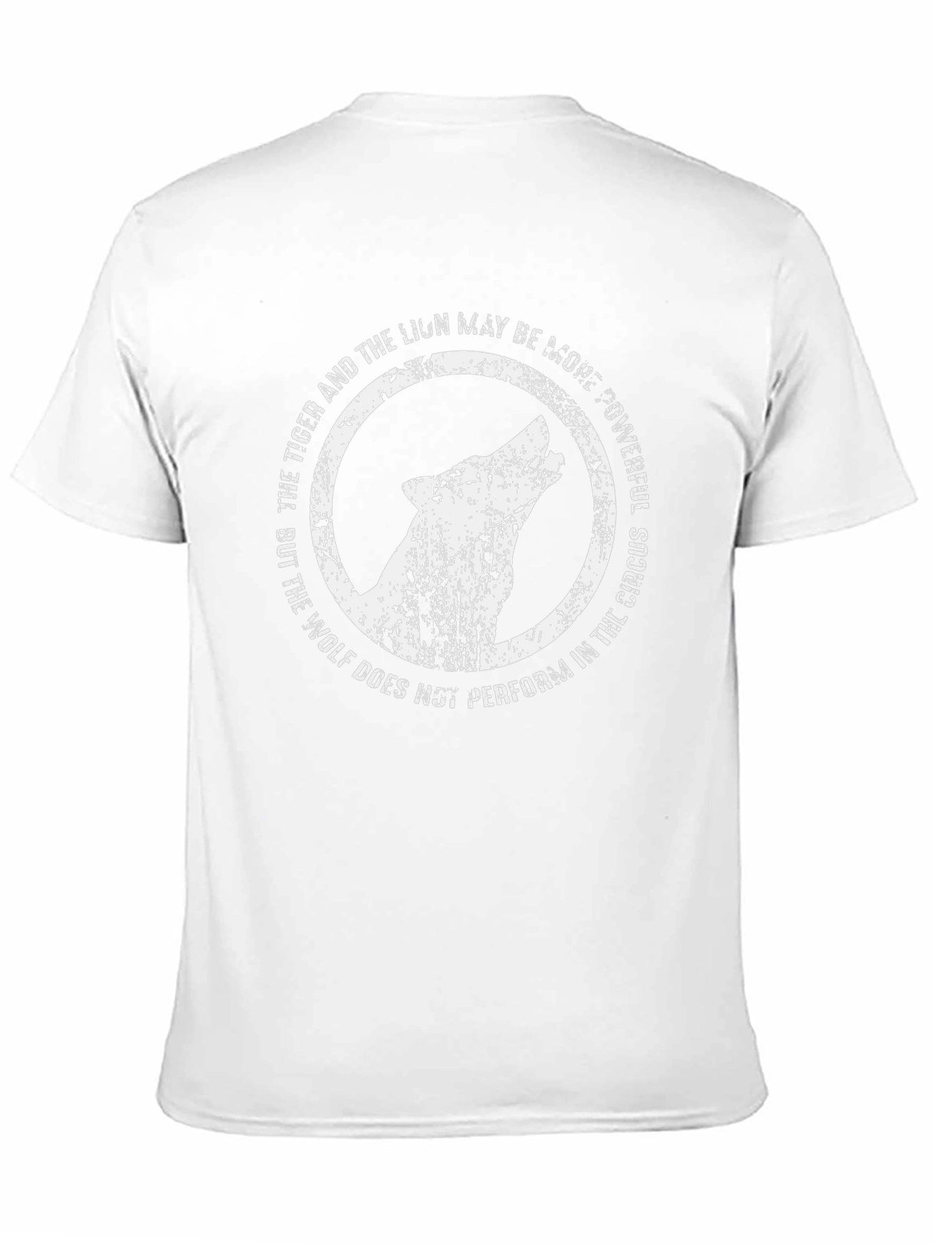 Wolf Howl Graphic Tee - Powerful Message T-Shirt