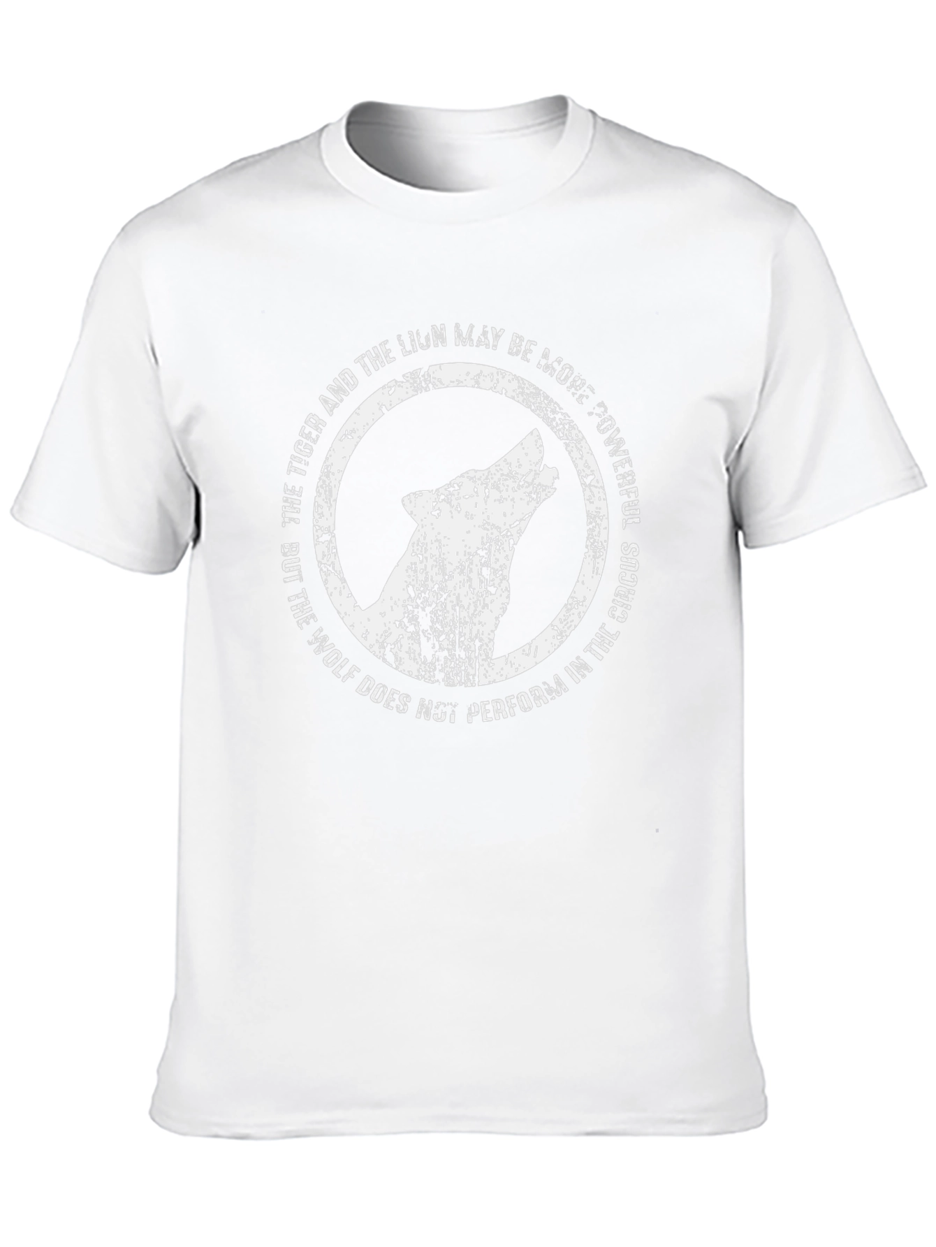 Wolf Howl Graphic Tee - Powerful Message T-Shirt