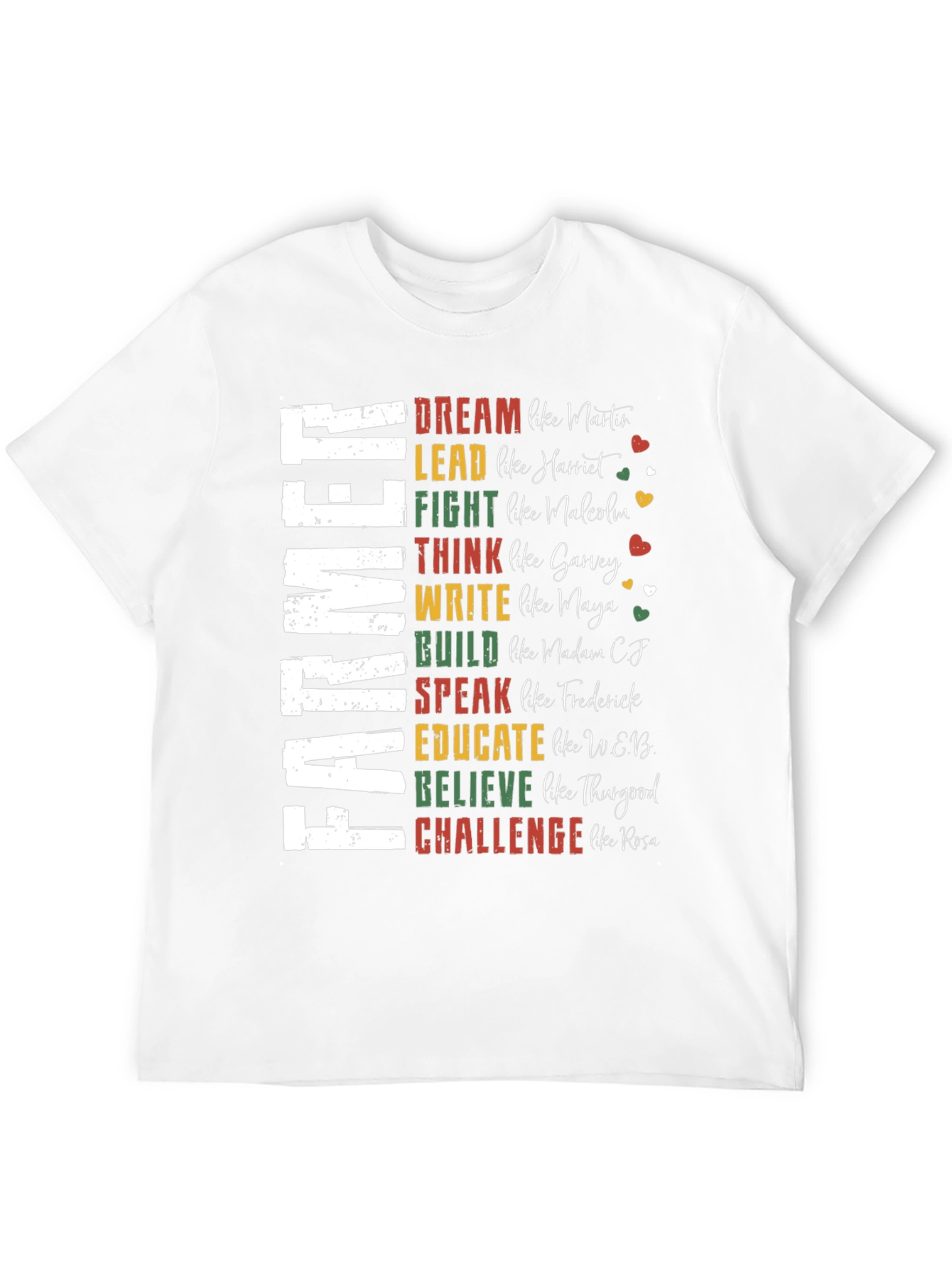 Farmer Dreamer T-Shirt: Inspirational Black History Tee