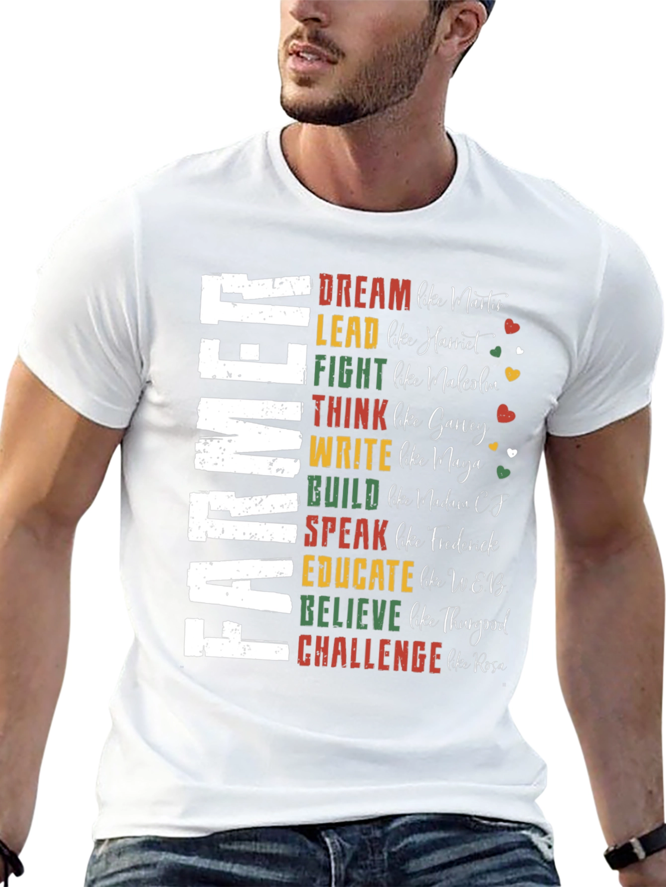 Farmer Dreamer T-Shirt: Inspirational Black History Tee
