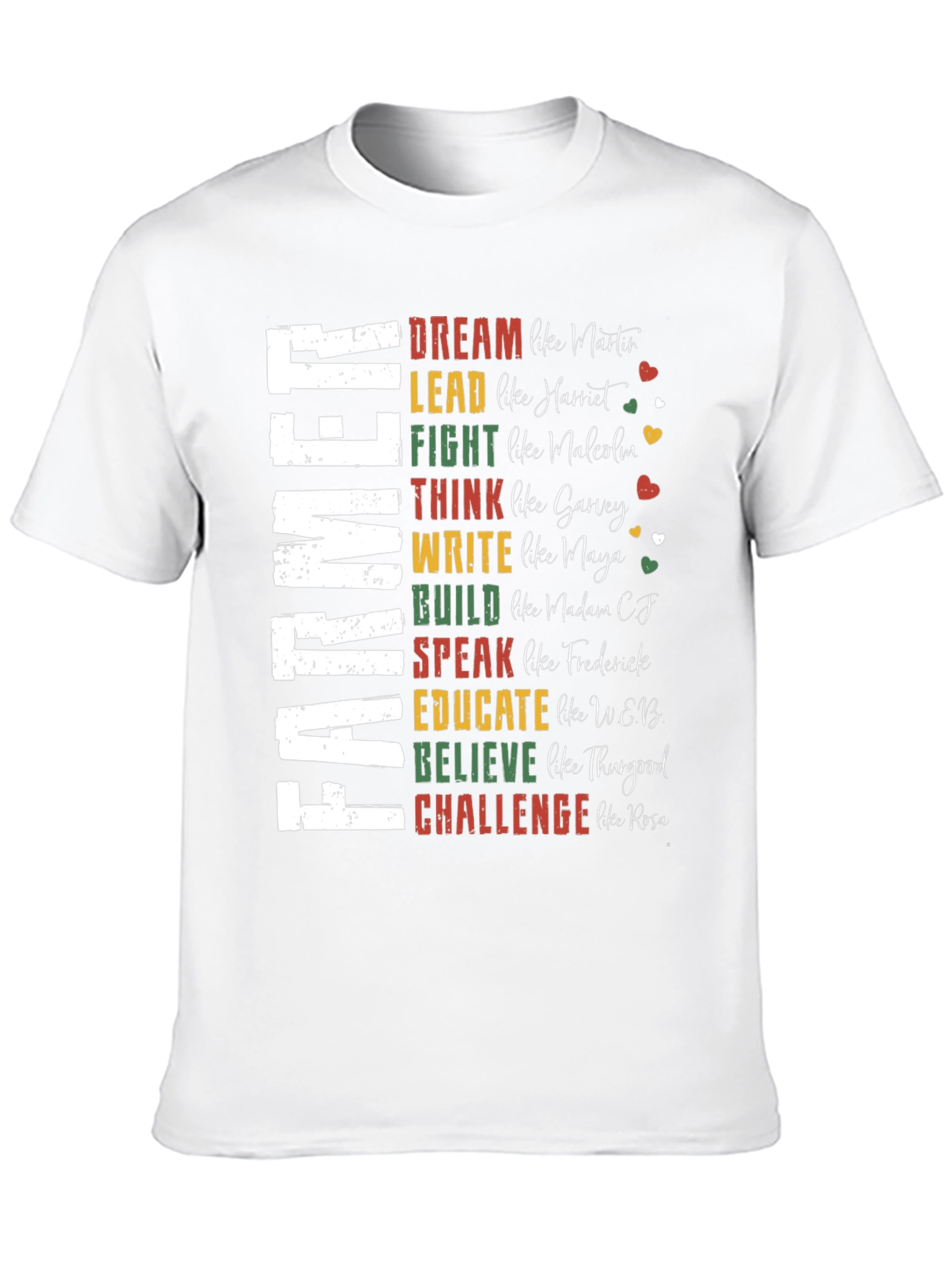 Farmer Dreamer T-Shirt: Inspirational Black History Tee