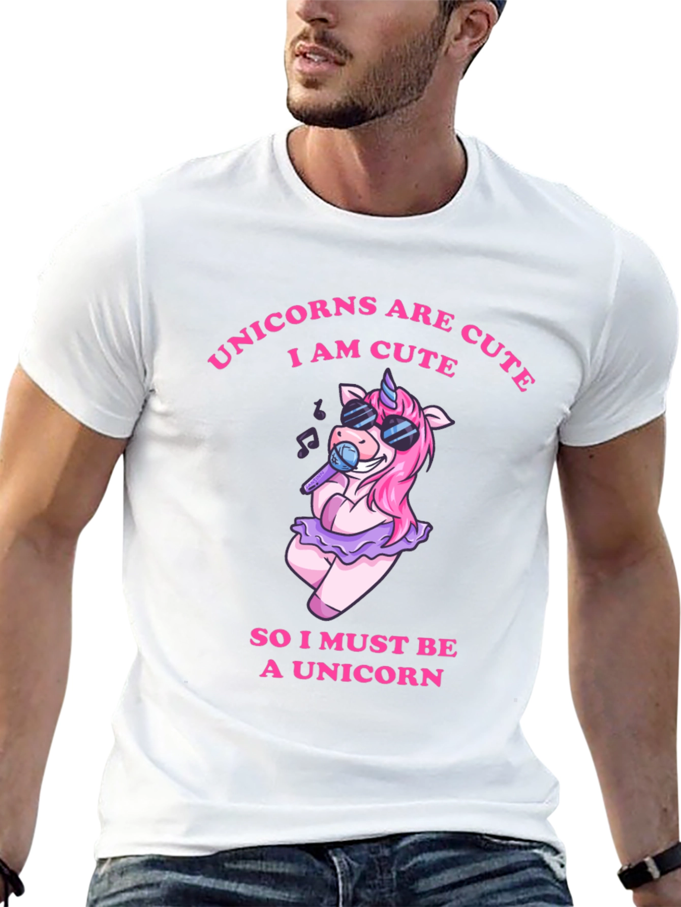 Unicorns Are Cute Graphic T-Shirt