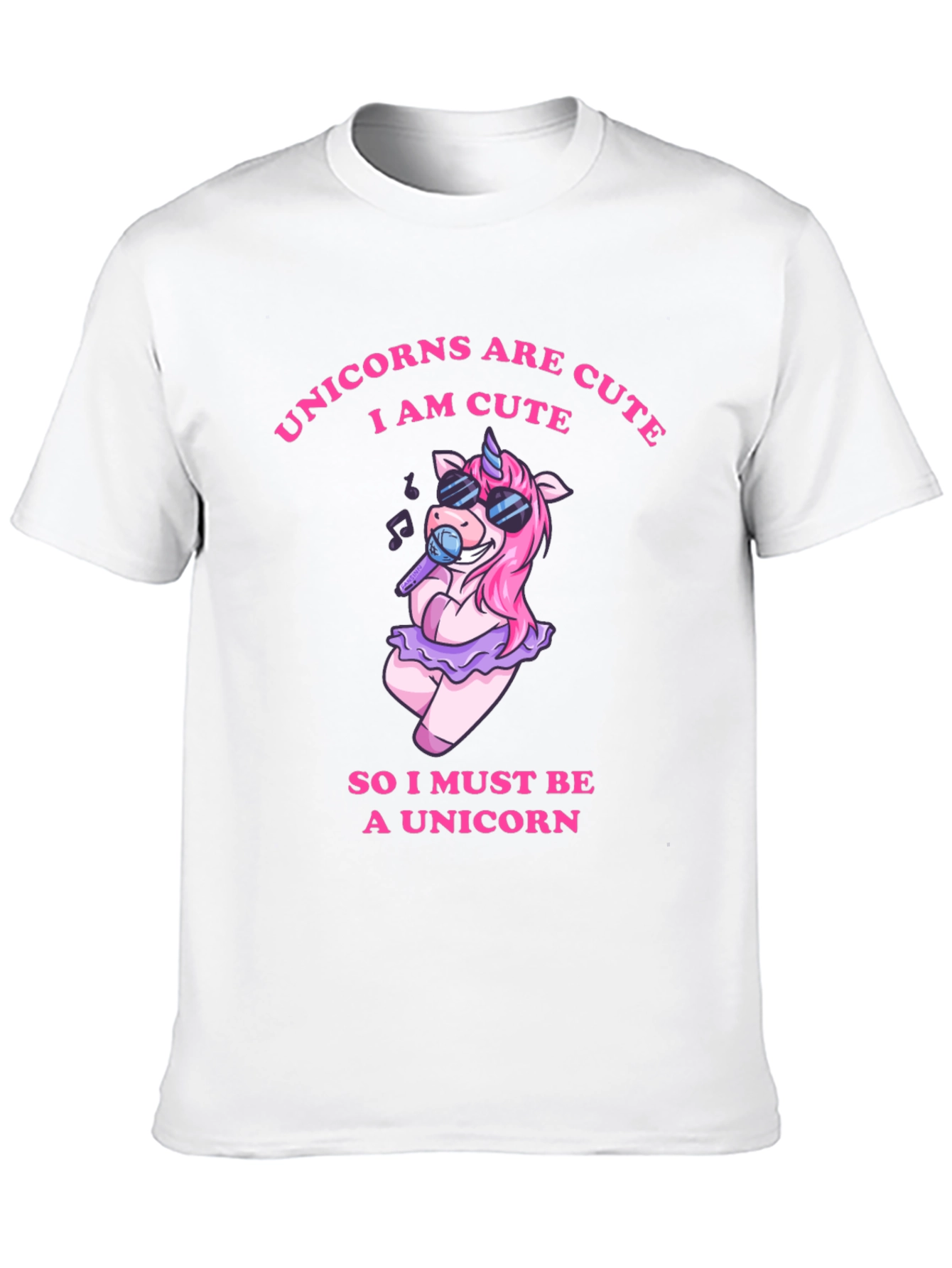 Unicorns Are Cute Graphic T-Shirt