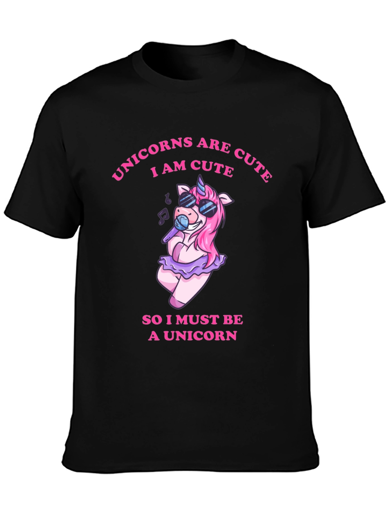 Unicorns Are Cute Graphic T-Shirt