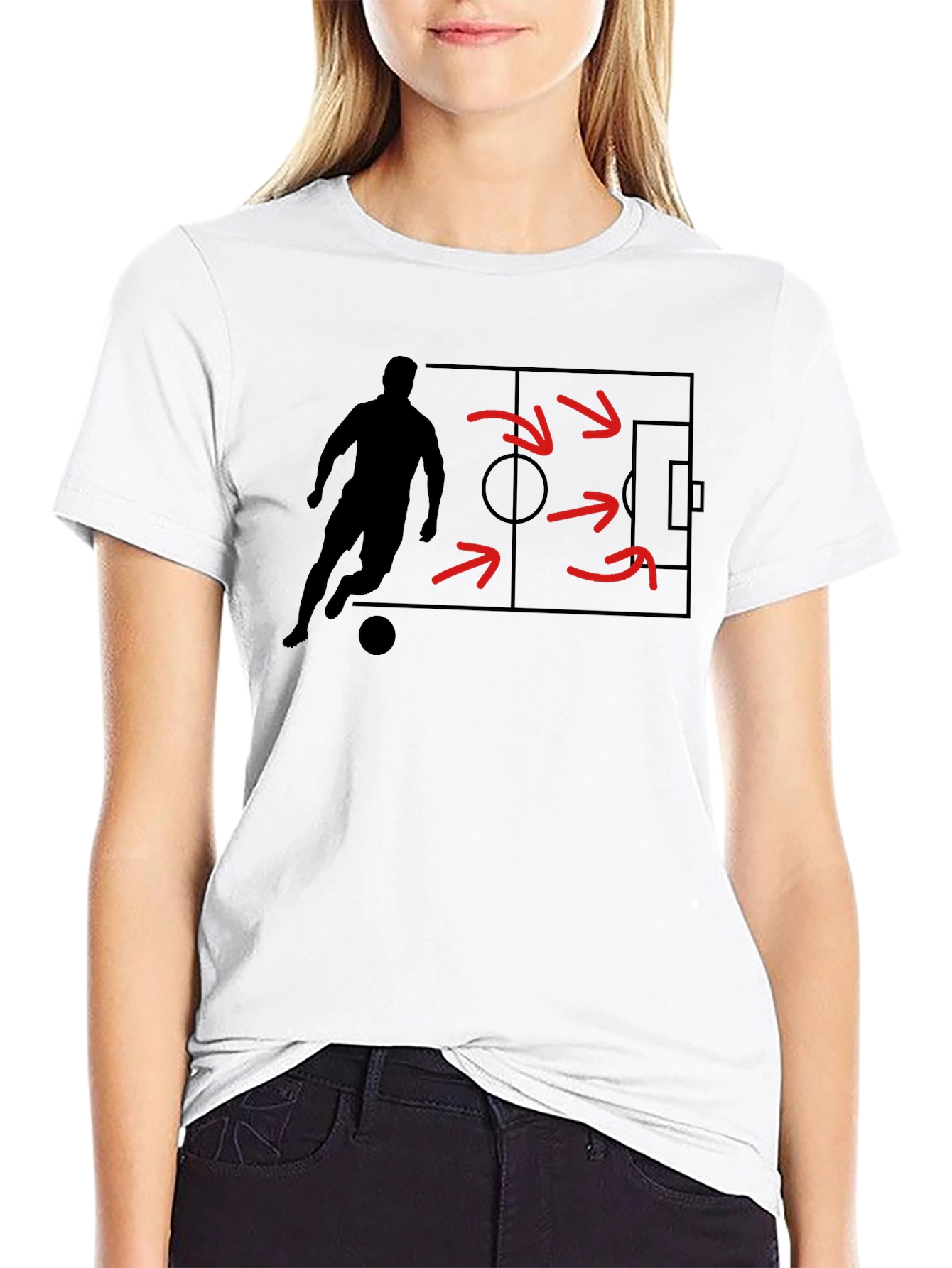 Soccer Strategy Graphic Tee - Black
