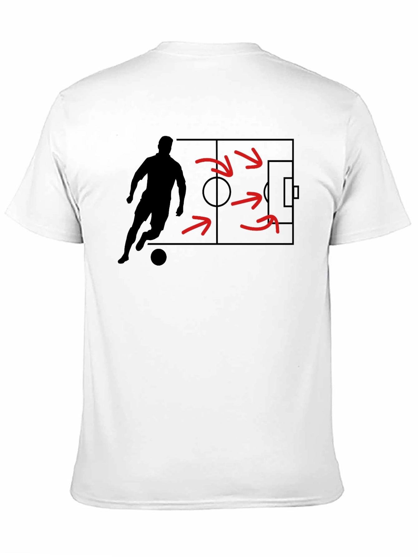 Soccer Strategy Graphic Tee - Black