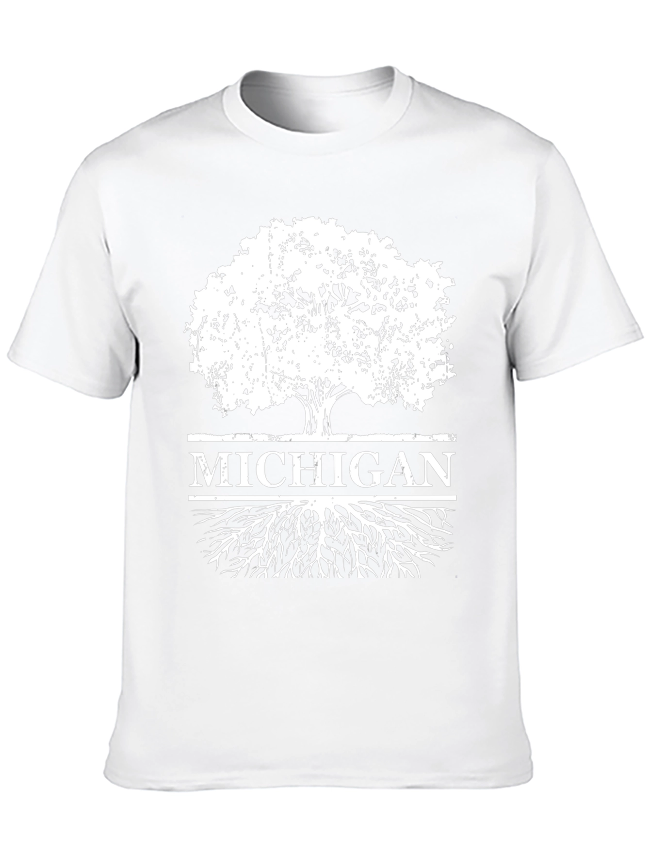 Michigan Tree Roots T-Shirt - Black