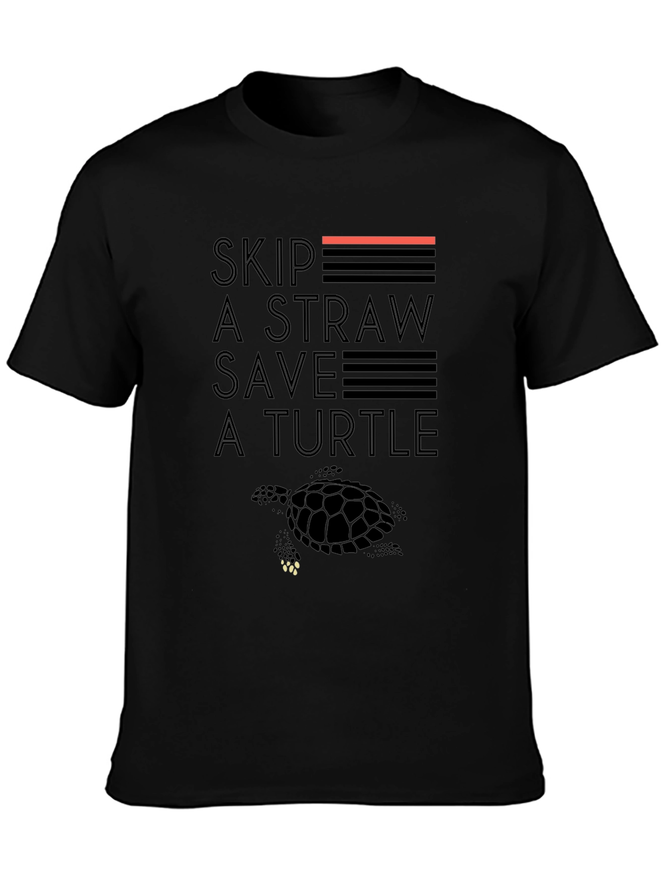 Skip a Straw Save a Turtle Graphic Tee