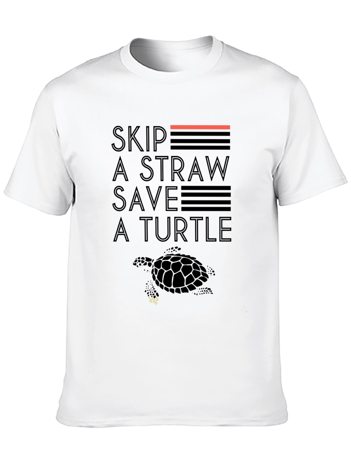 Skip a Straw Save a Turtle Graphic Tee