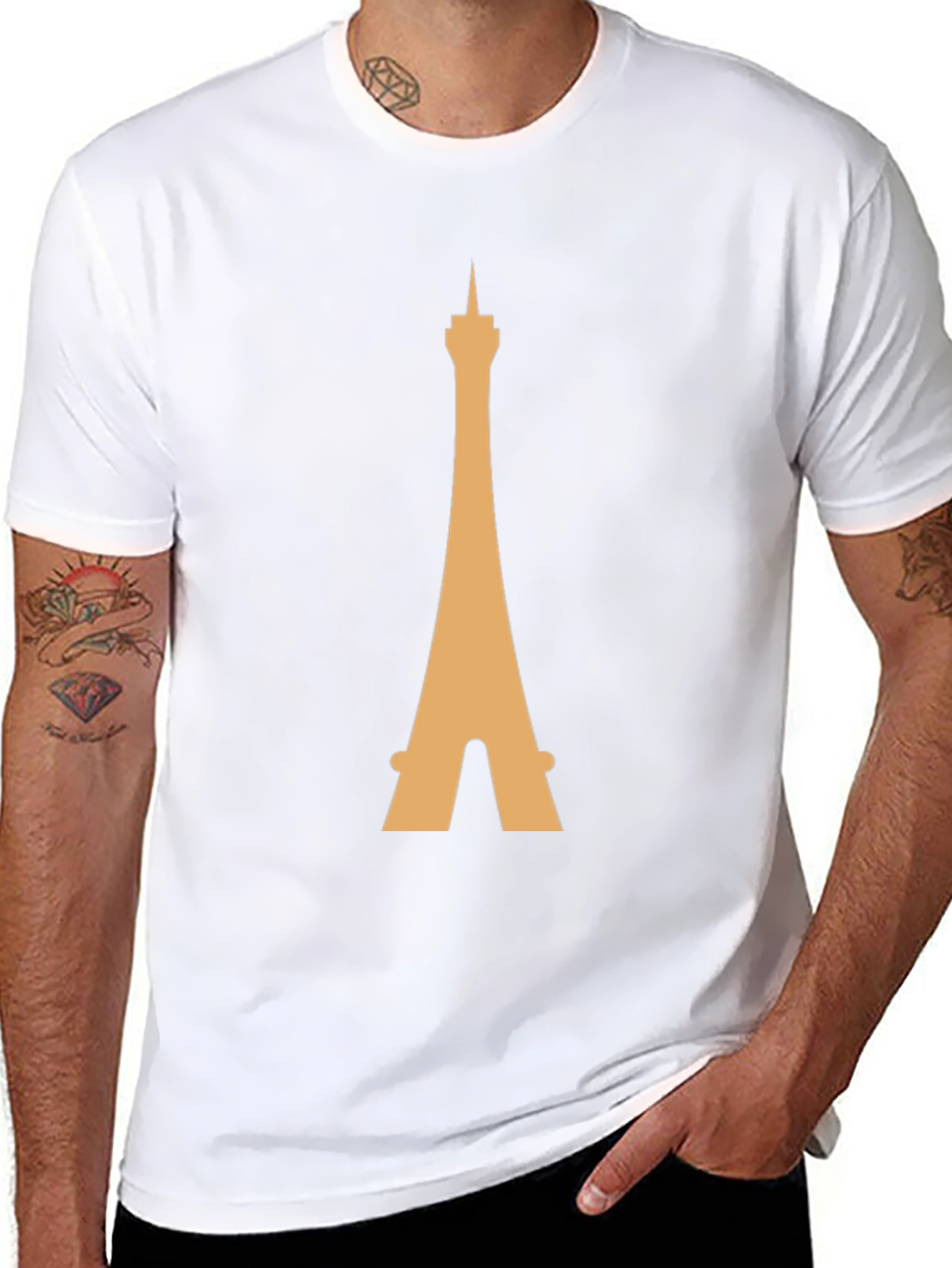 Black Blackpool Tower Graphic Tee