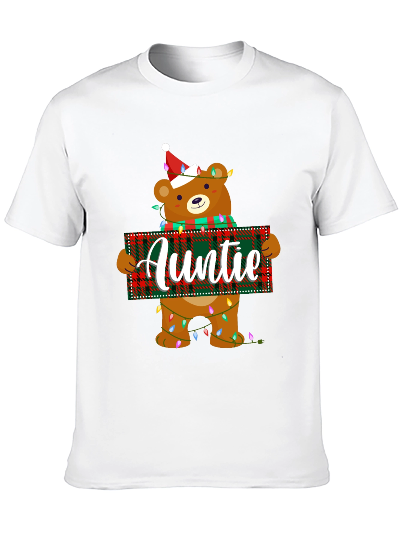 Auntie Christmas Bear T-Shirt
