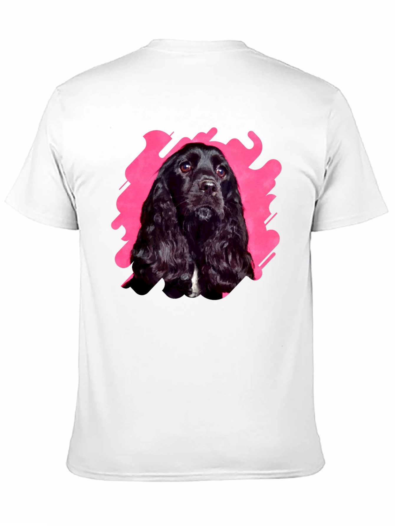 Black Dog Graphic Tee | Casual Cotton T-Shirt