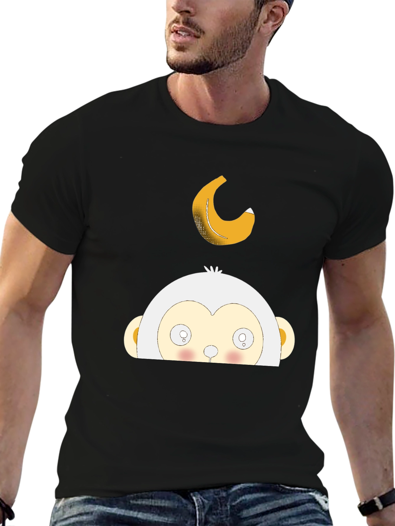 Monkey & Banana Graphic T-Shirt