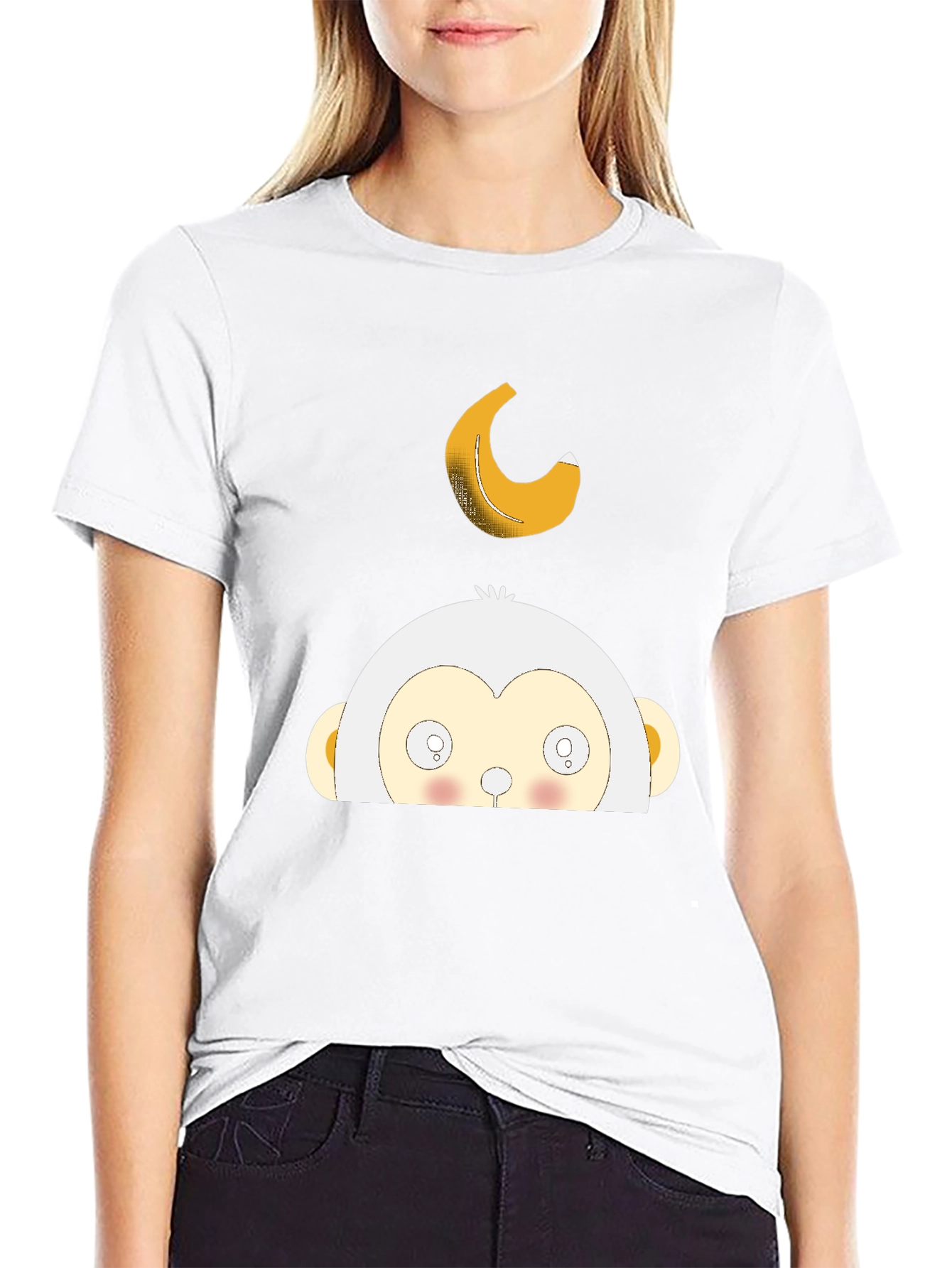 Monkey & Banana Graphic T-Shirt