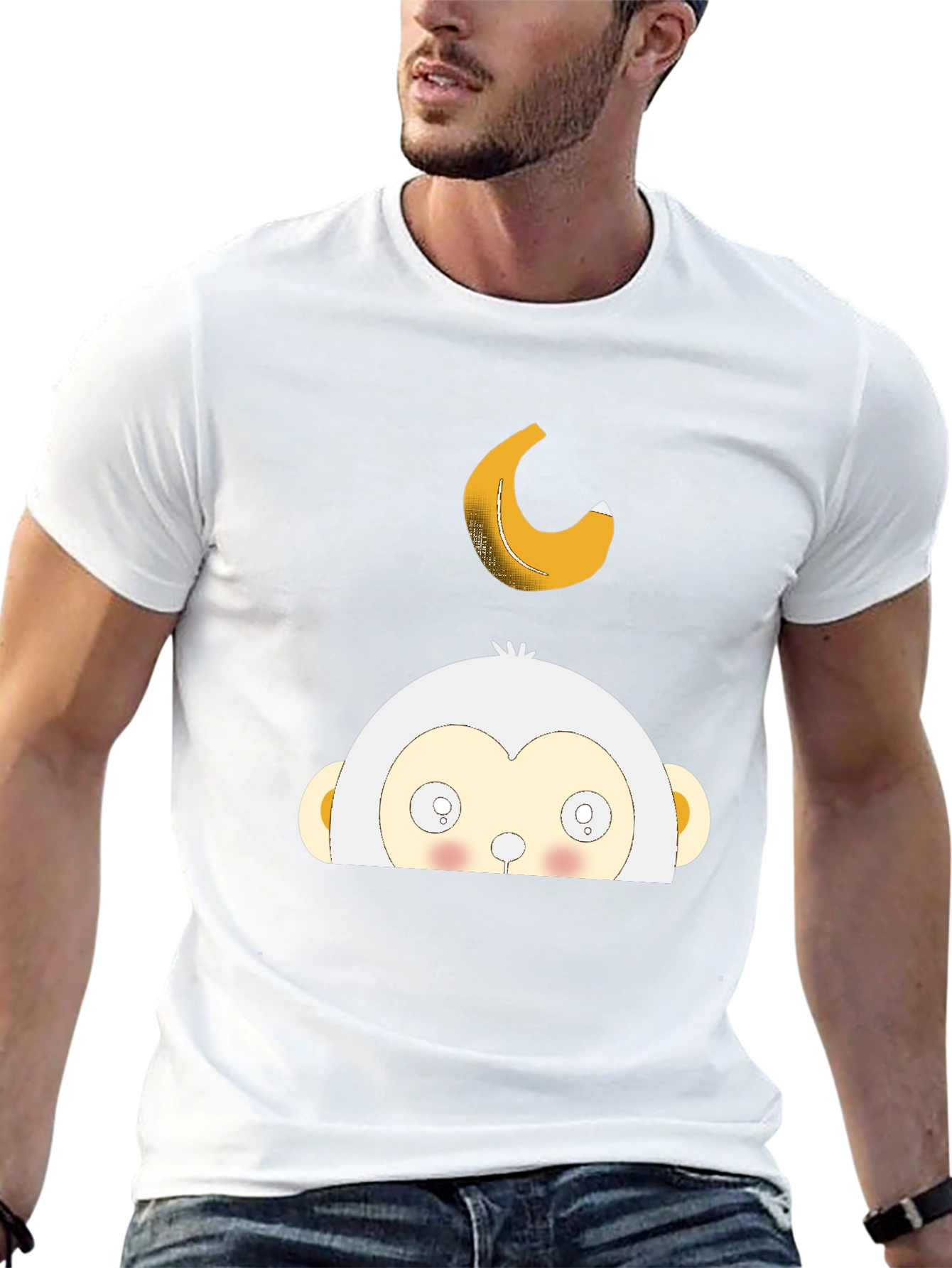 Monkey & Banana Graphic T-Shirt