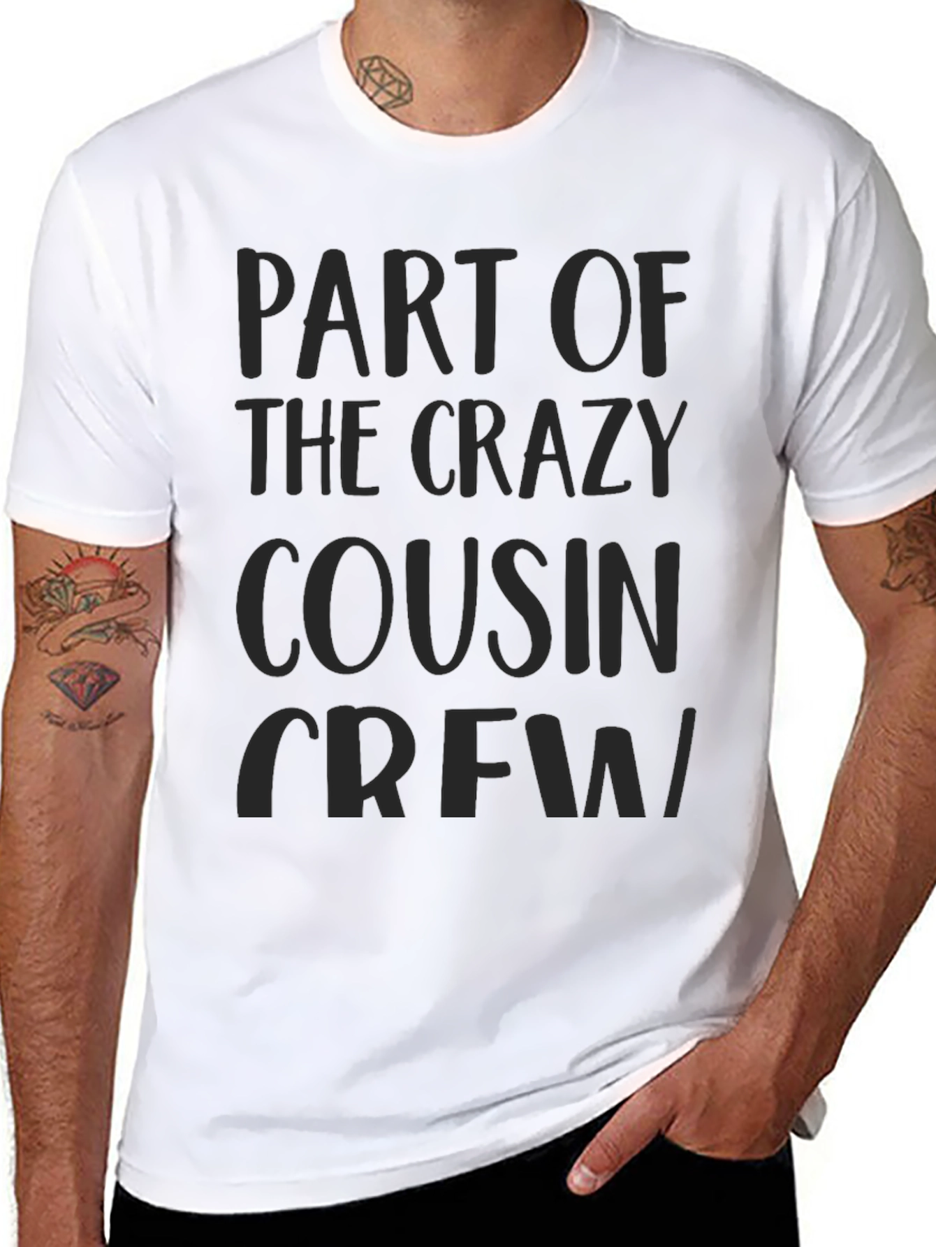 Crazy Cousin Crew T-Shirt - Matching Family Tee