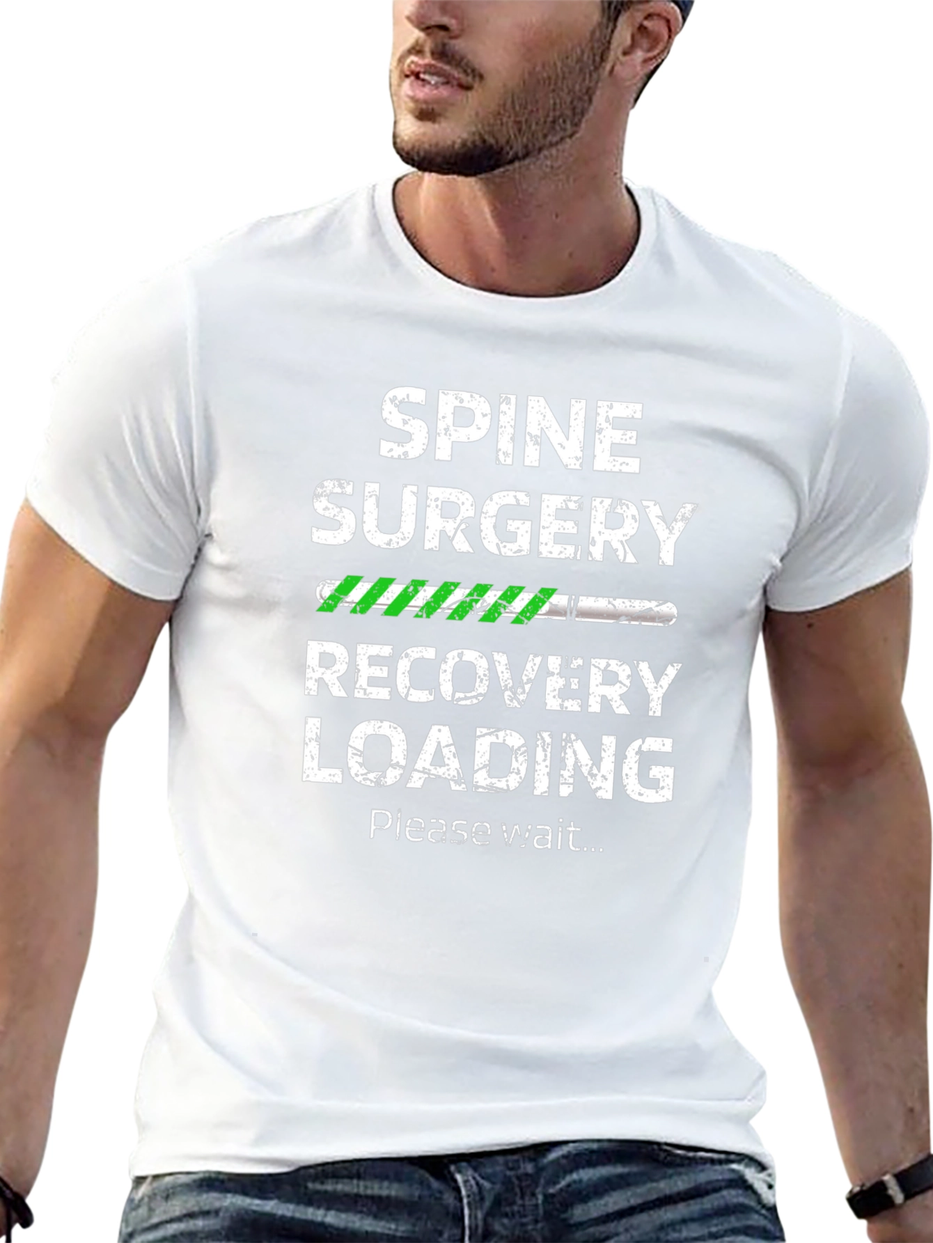 Spine Surgery Recovery Loading T-Shirt