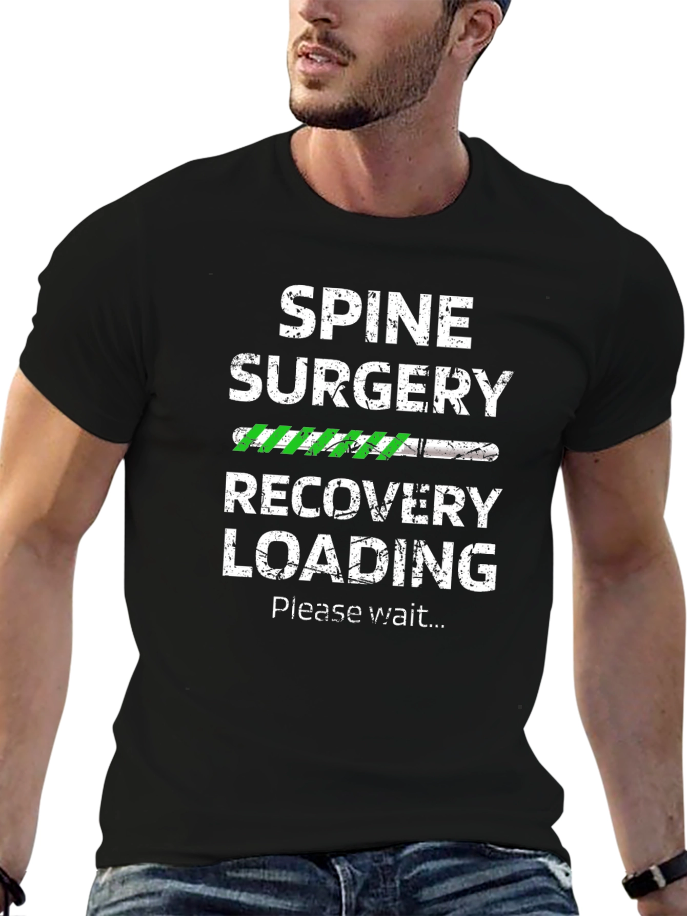 Spine Surgery Recovery Loading T-Shirt