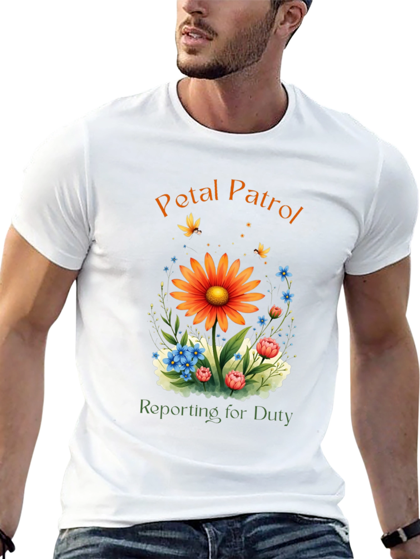 Petal Patrol T-Shirt - Floral Duty Tee