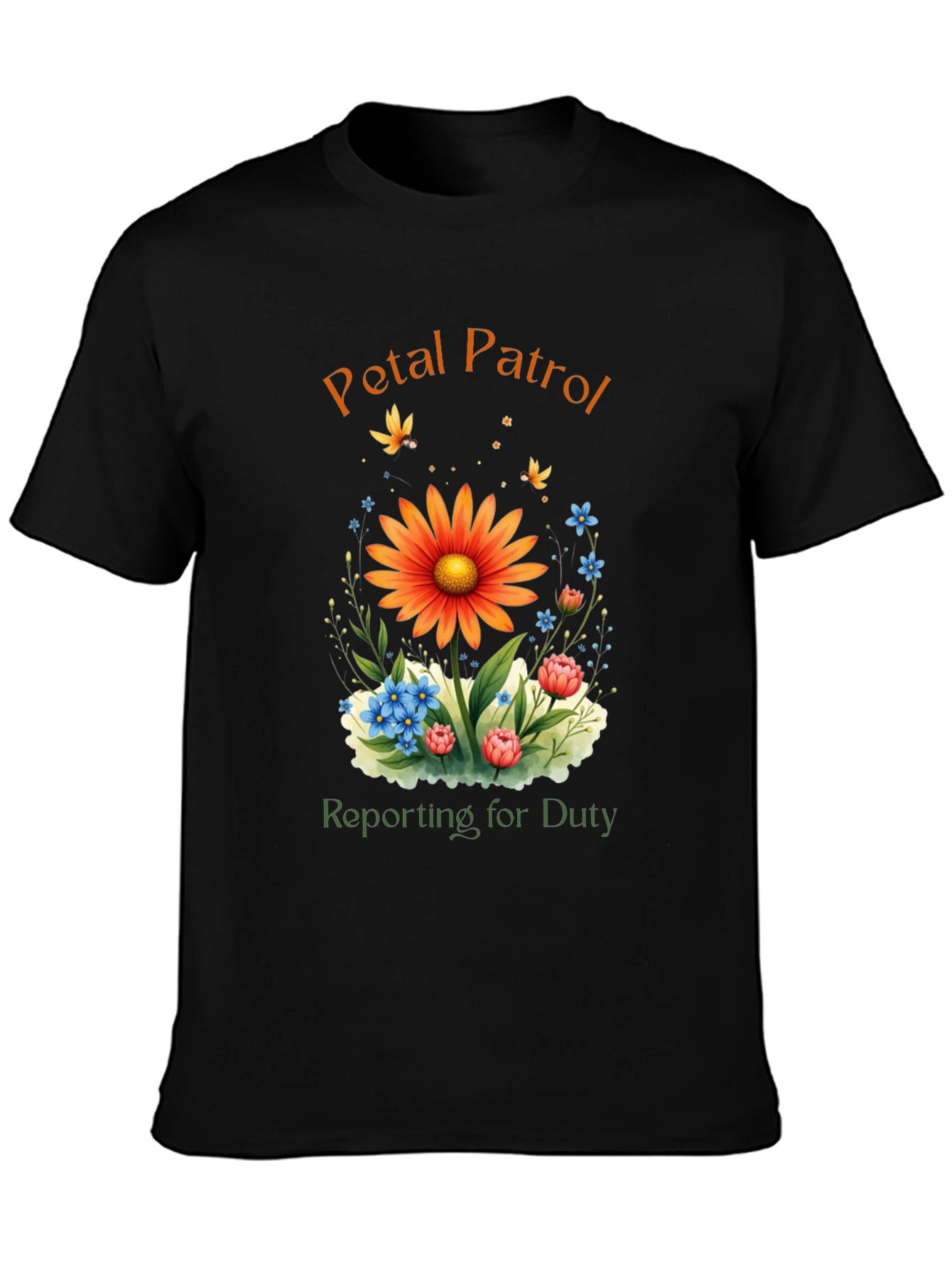 Petal Patrol T-Shirt - Floral Duty Tee