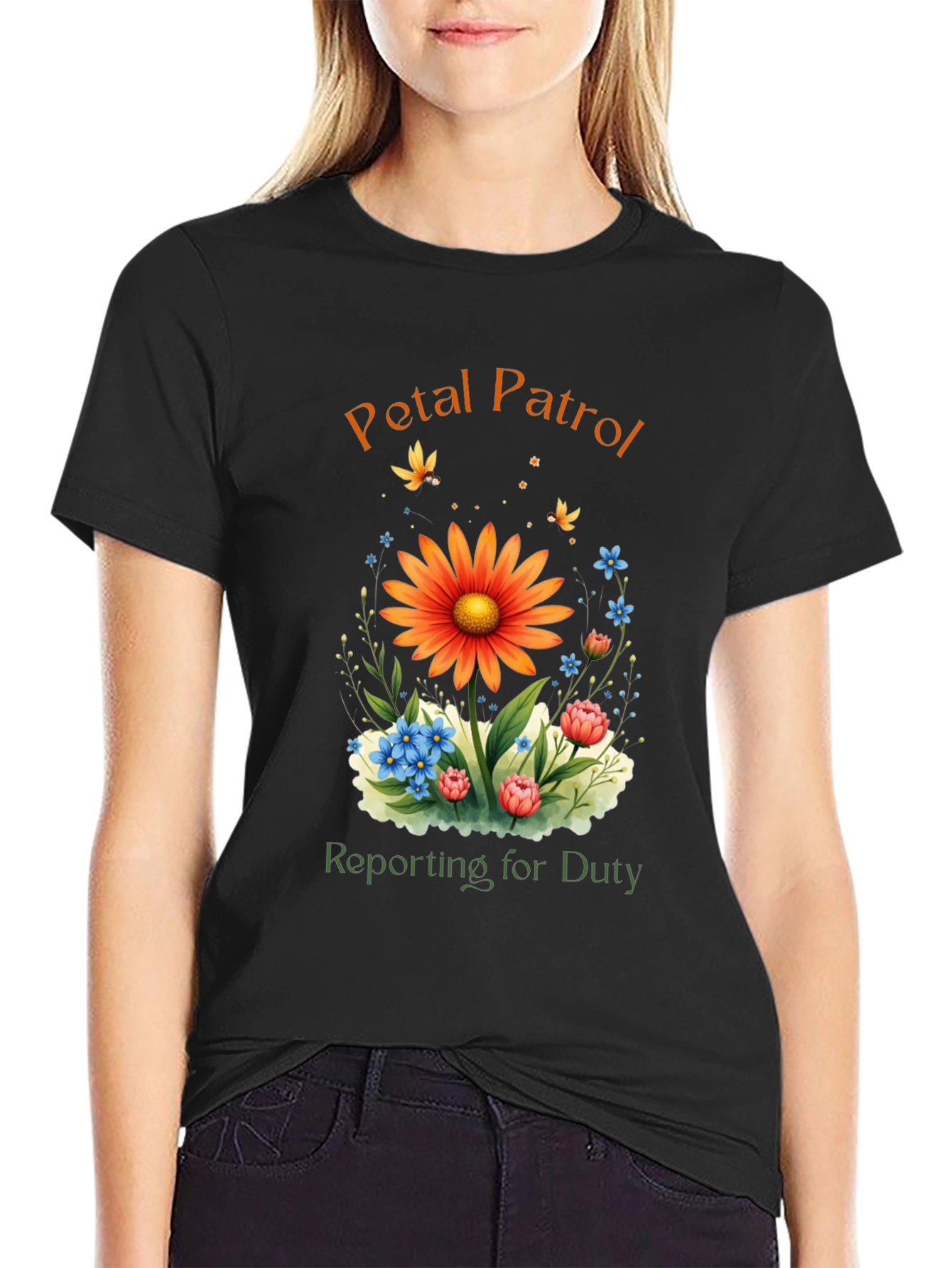 Petal Patrol T-Shirt - Floral Duty Tee