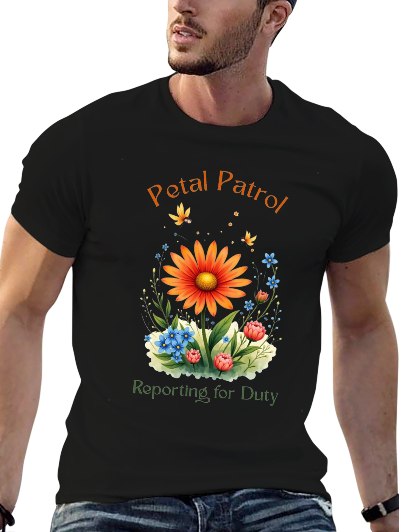 Petal Patrol T-Shirt - Floral Duty Tee
