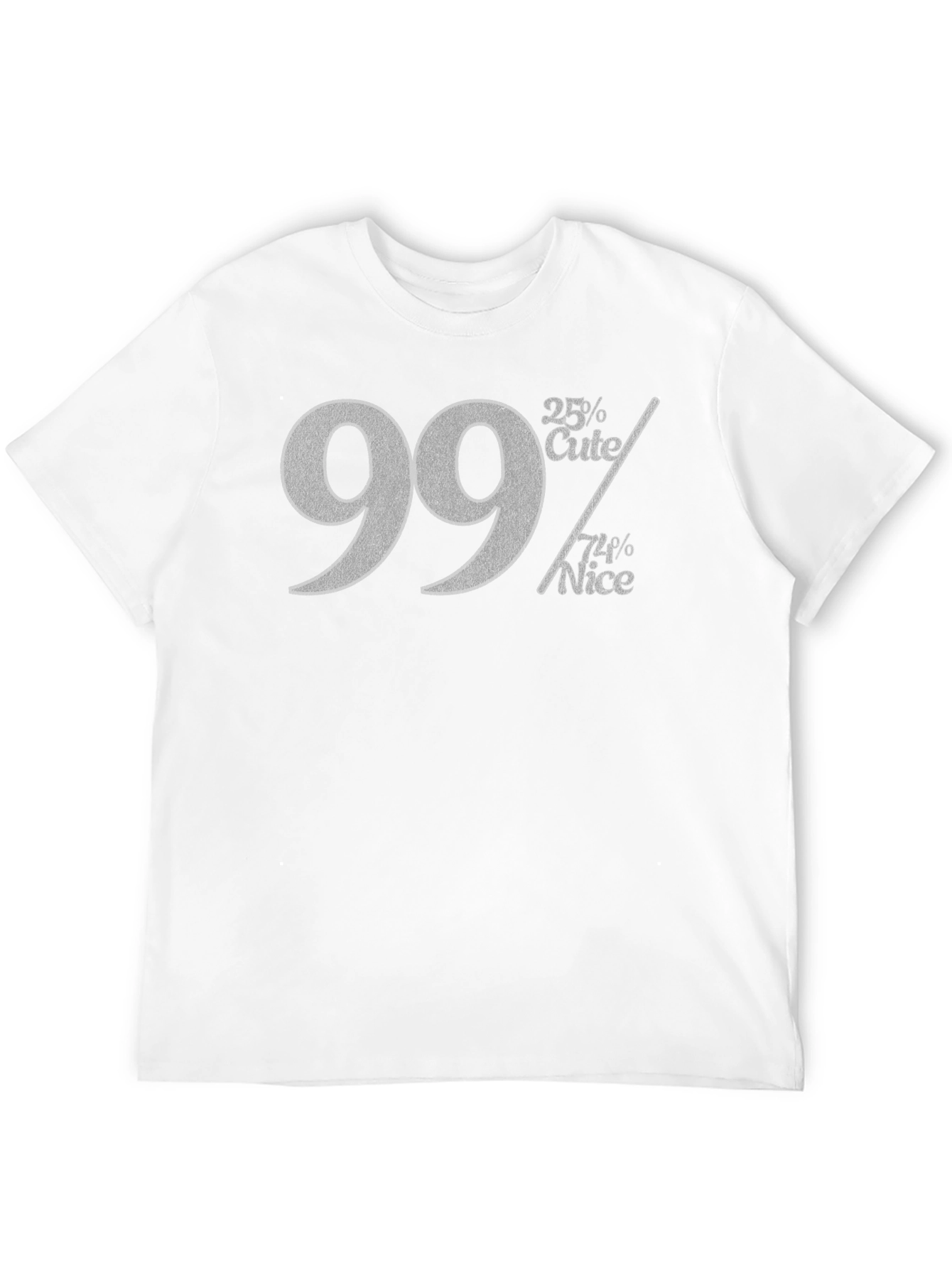 99% Cute Nice Graphic Novelty Mens T-Shirt