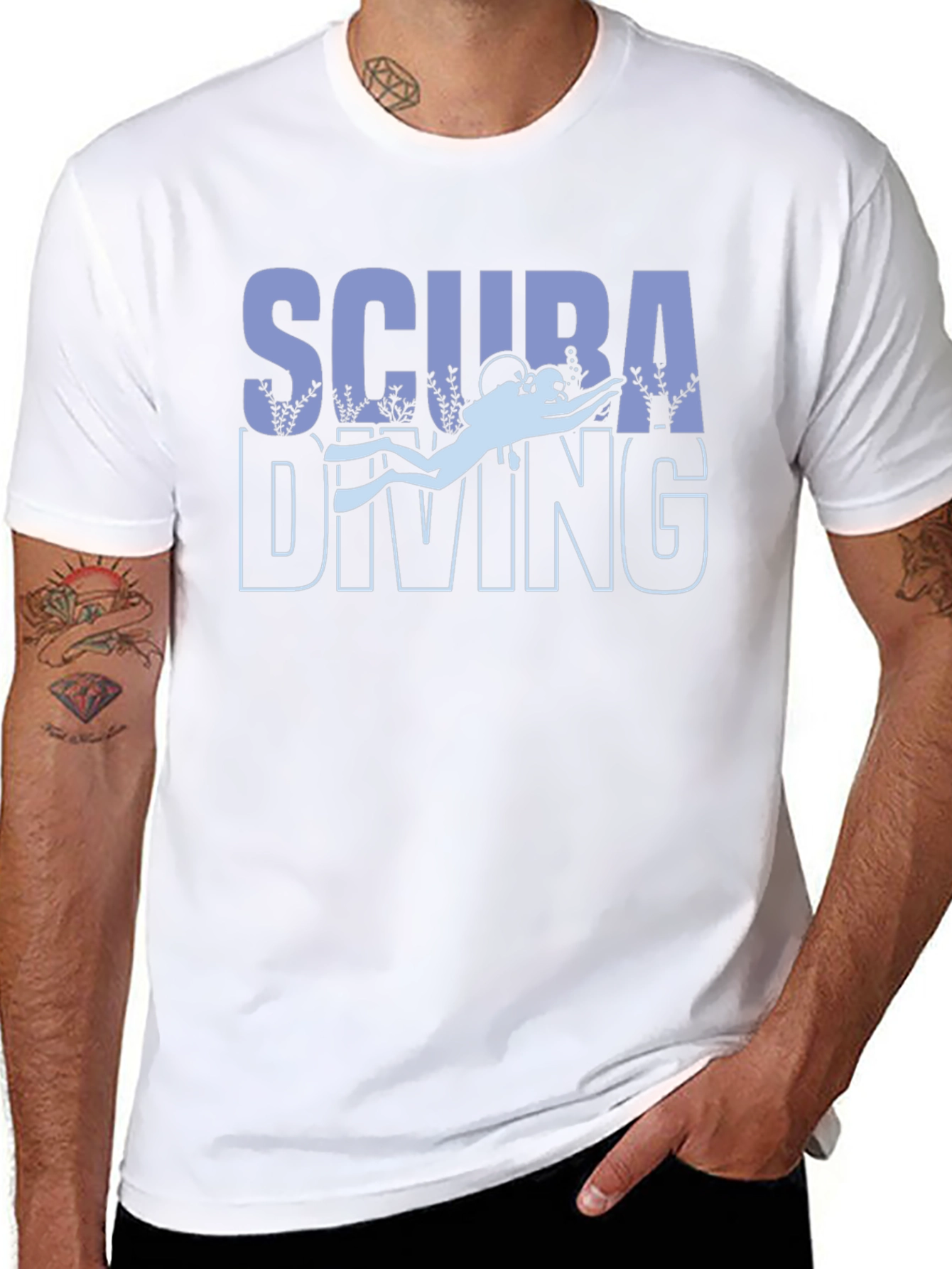 Scuba Diving Graphic Tee - Diver T-Shirt