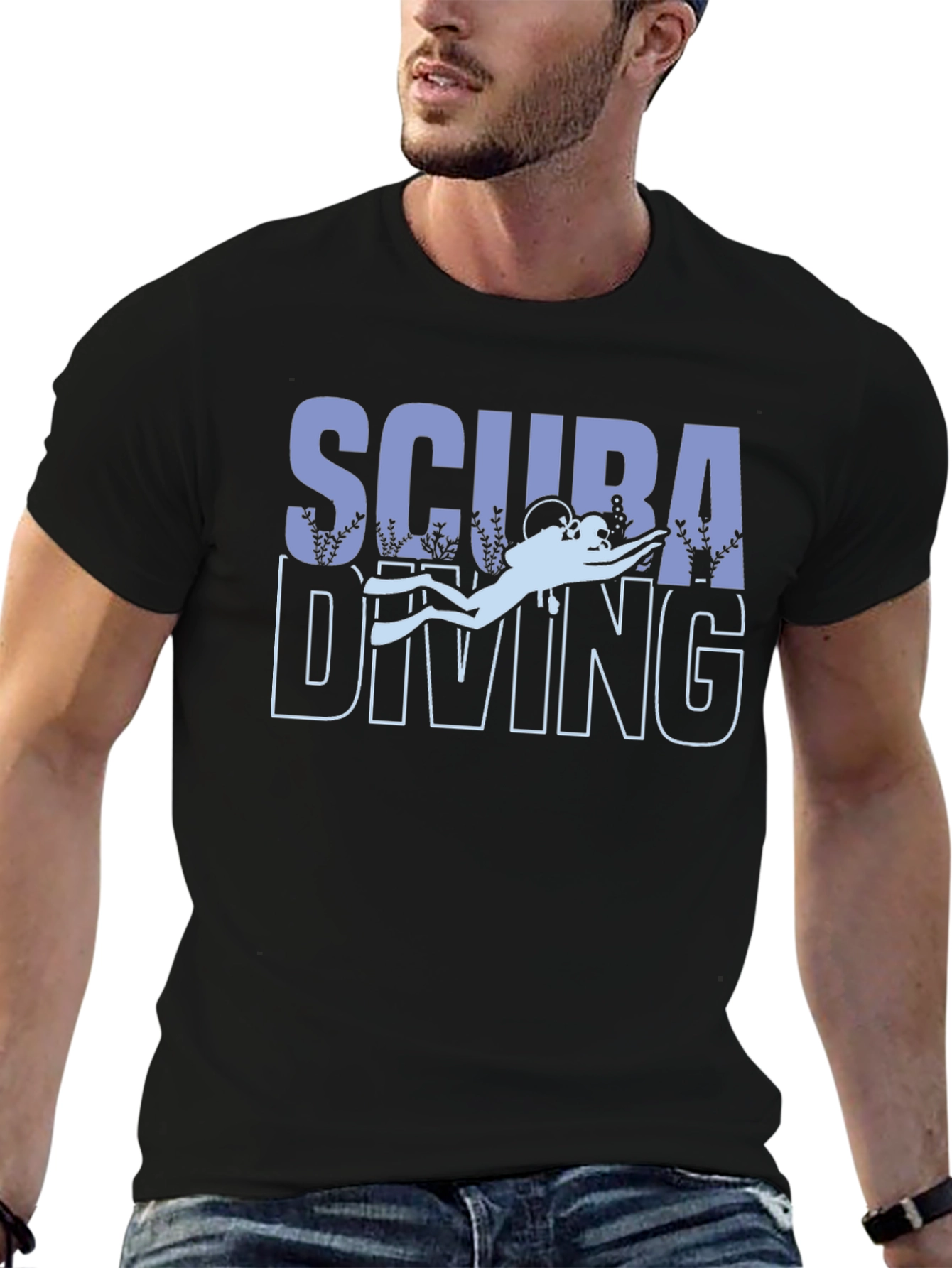 Scuba Diving Graphic Tee - Diver T-Shirt