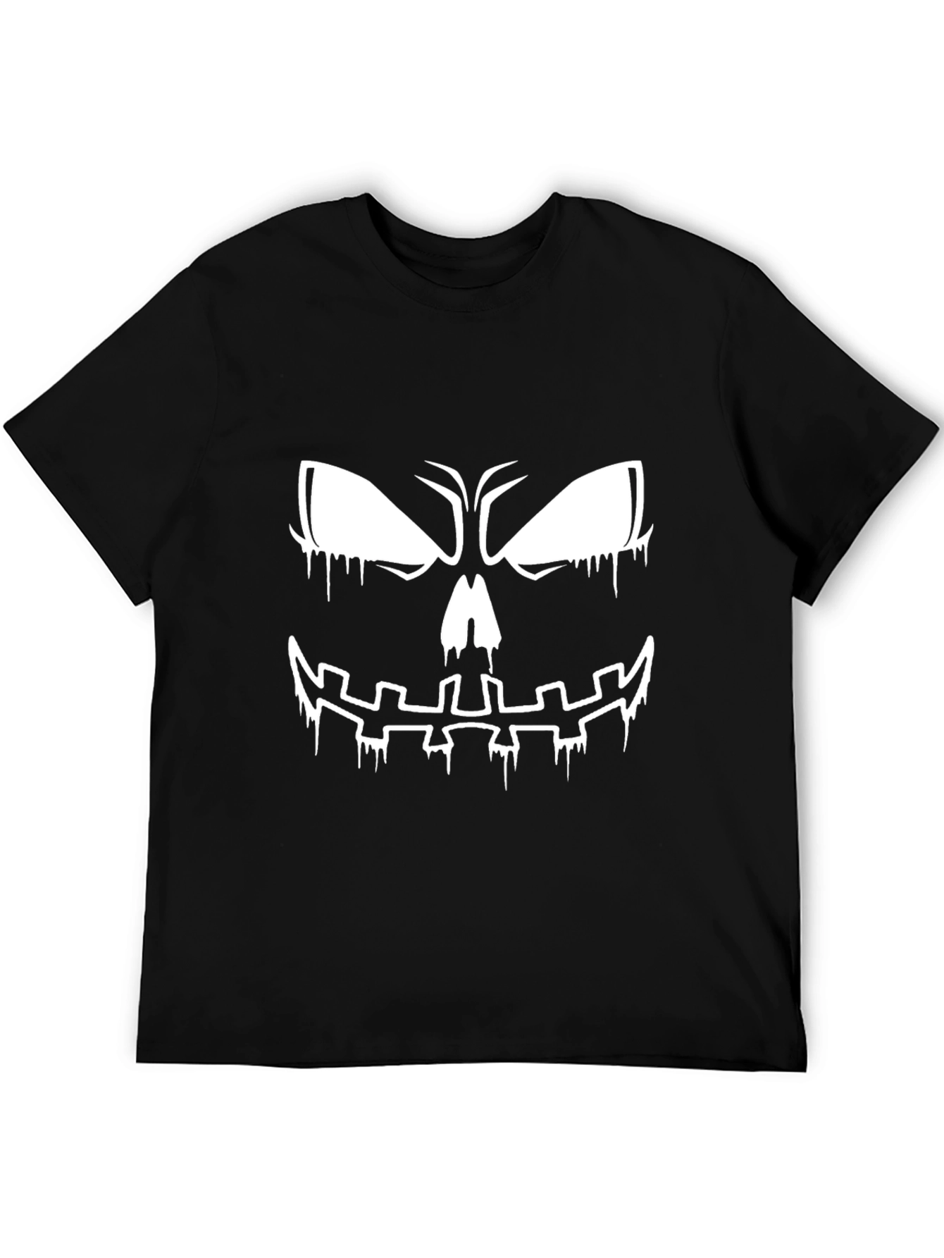 Spooky Halloween Face Graphic T-Shirt