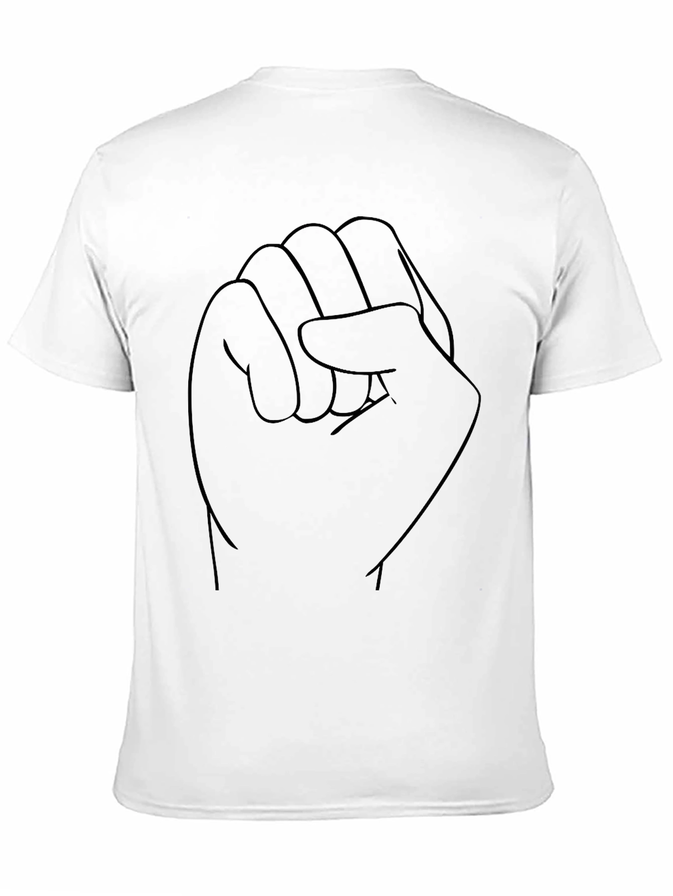 Black Fist Graphic Tee - Solidarity Statement T-Shirt