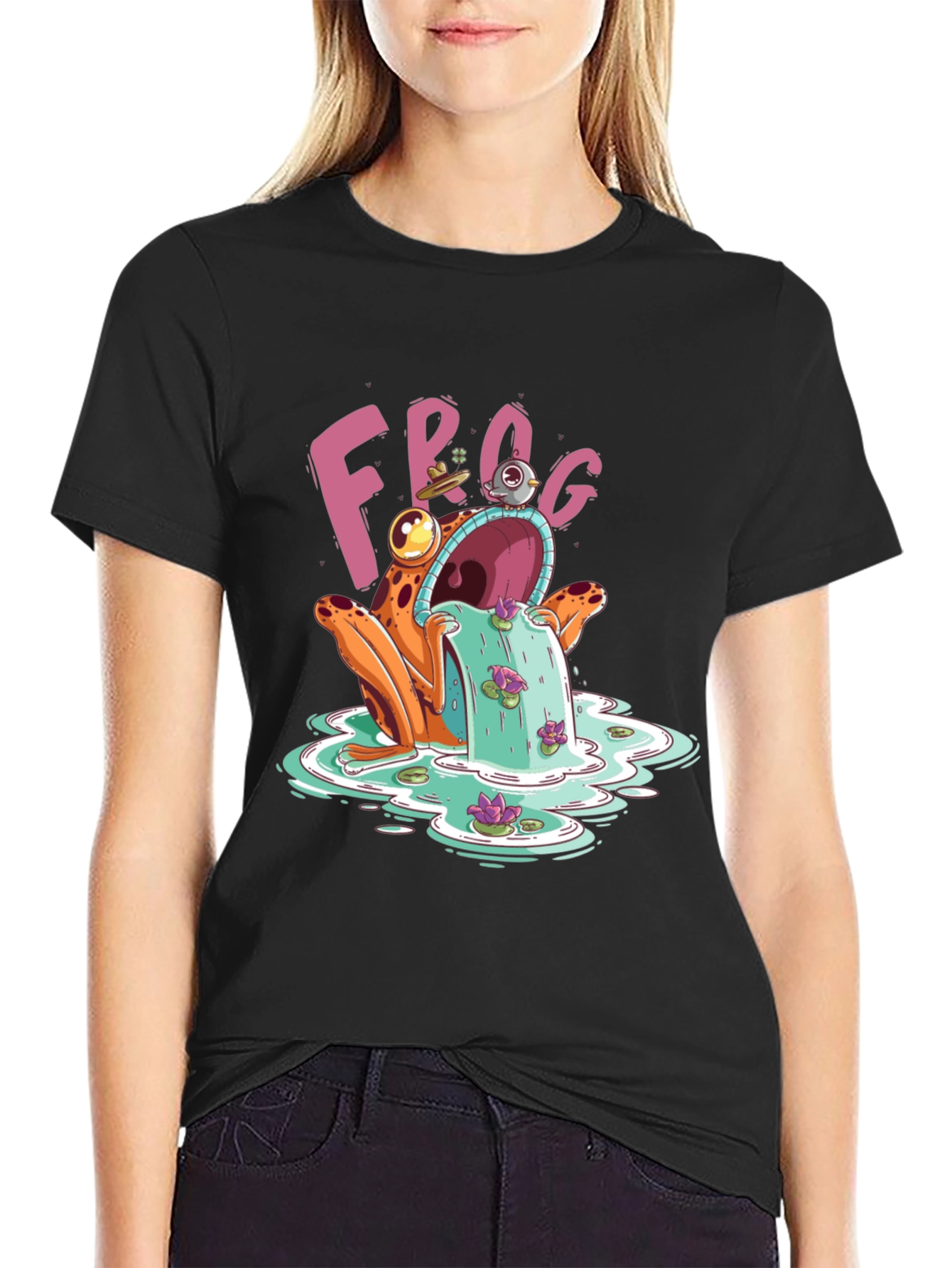 Frog Water Fountain T-Shirt