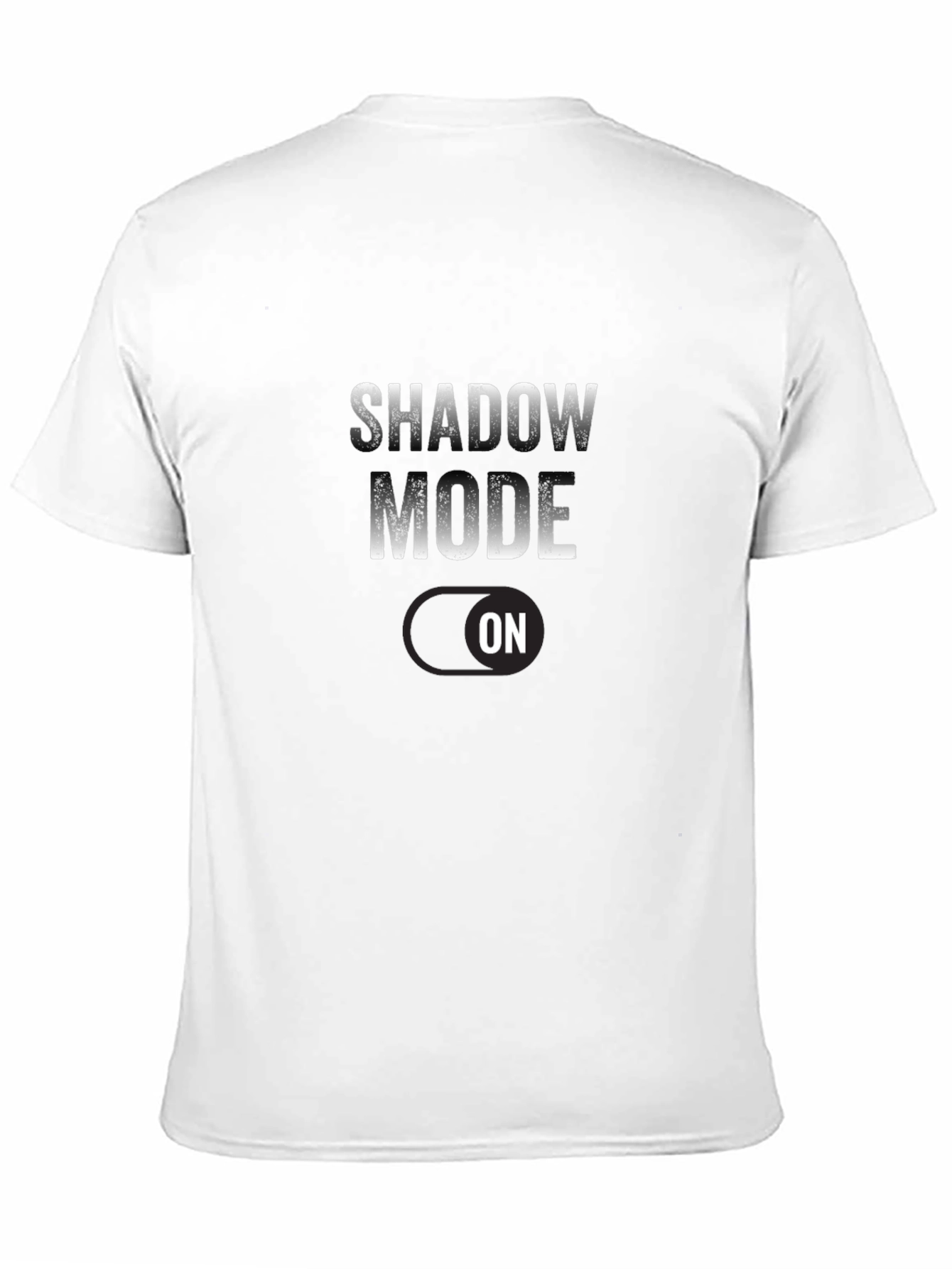 Shadow Mode On Black T-Shirt